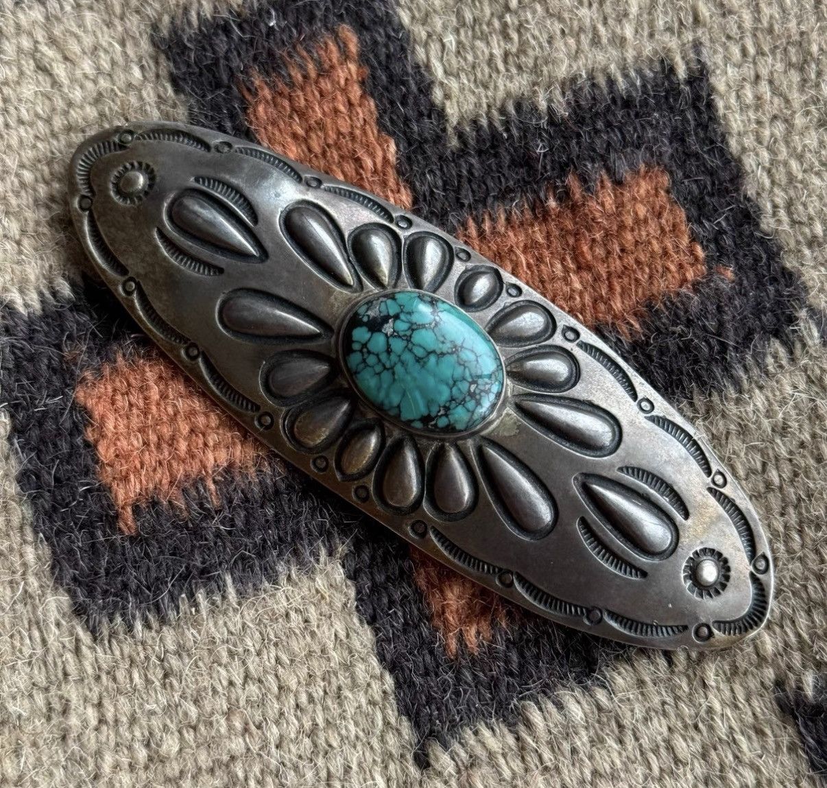 Ralph Lauren Ralph Lauren Purple Label Turquoise Large Brooch K22 Size ONE SIZE - 1 Thumbnail