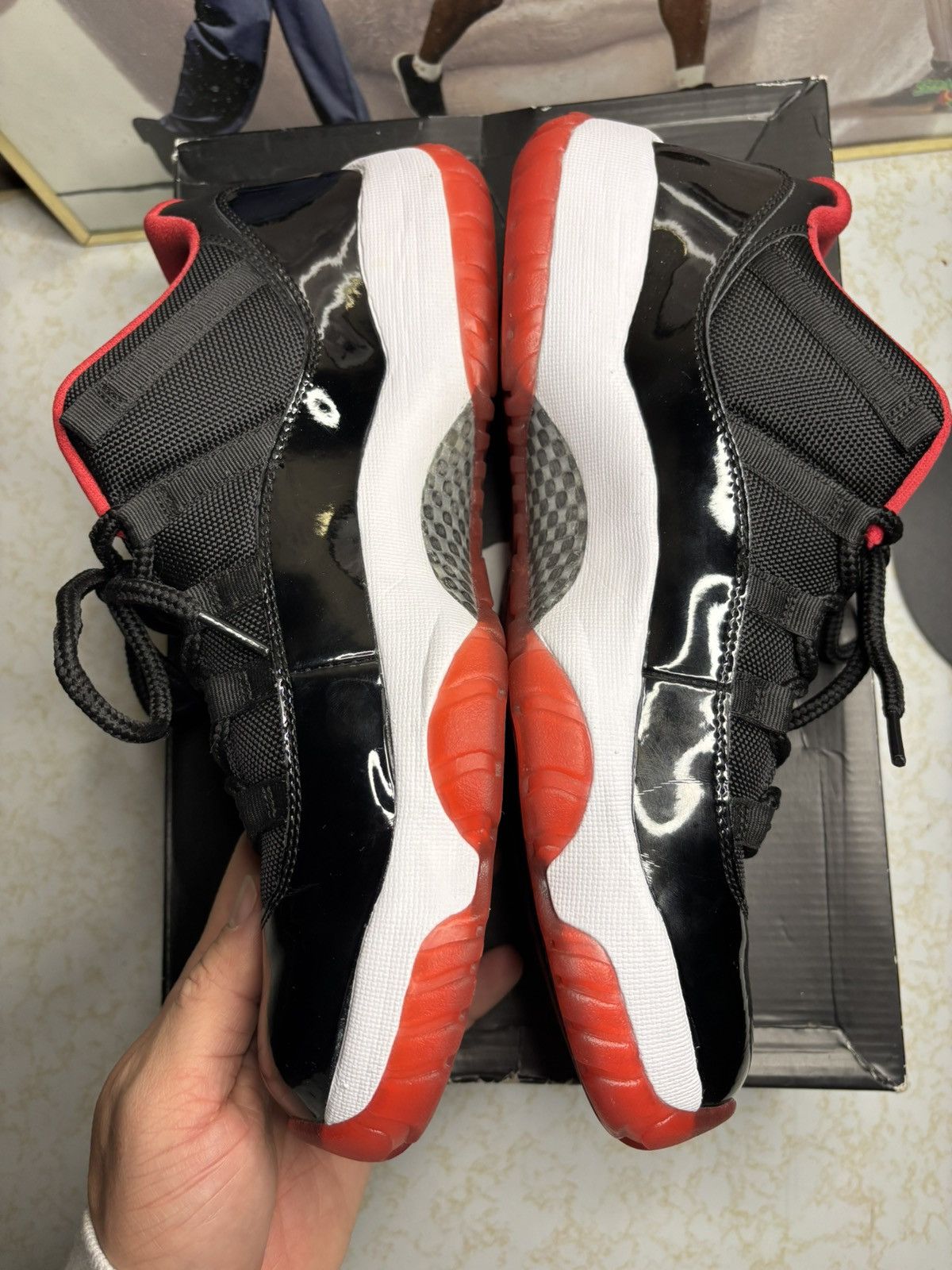 Jordan Brand Jordan Retro 11 low ‘bred” Size US 10 / EU 43 - 3 Thumbnail
