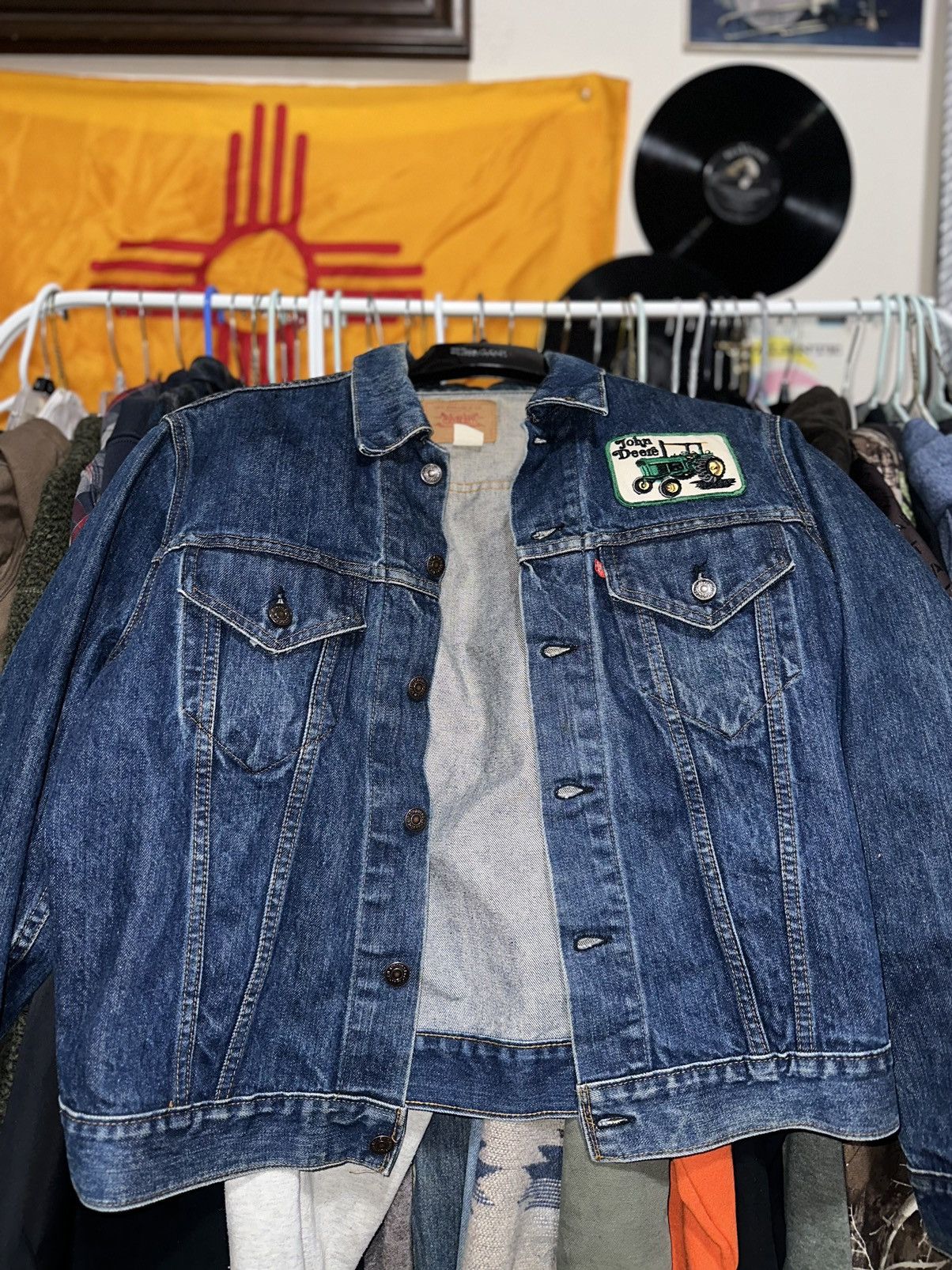 Image of Levis x Levis Made Crafted Vintage 70’S Levi Jean Jacket in Blue, Men's (Size Small)