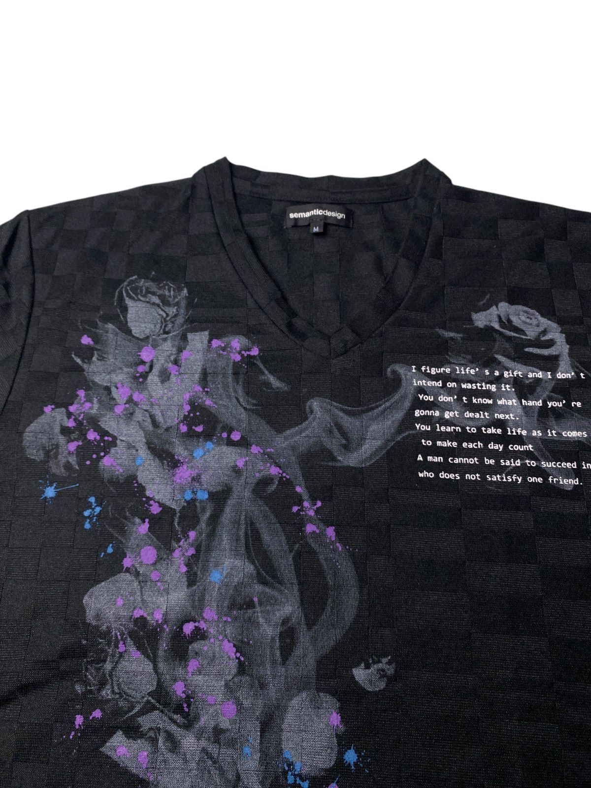 Hysteric Glamour 2000's Semantic Design Floral Poem Shirt Size US M / EU 48-50 / 2 - 4 Thumbnail