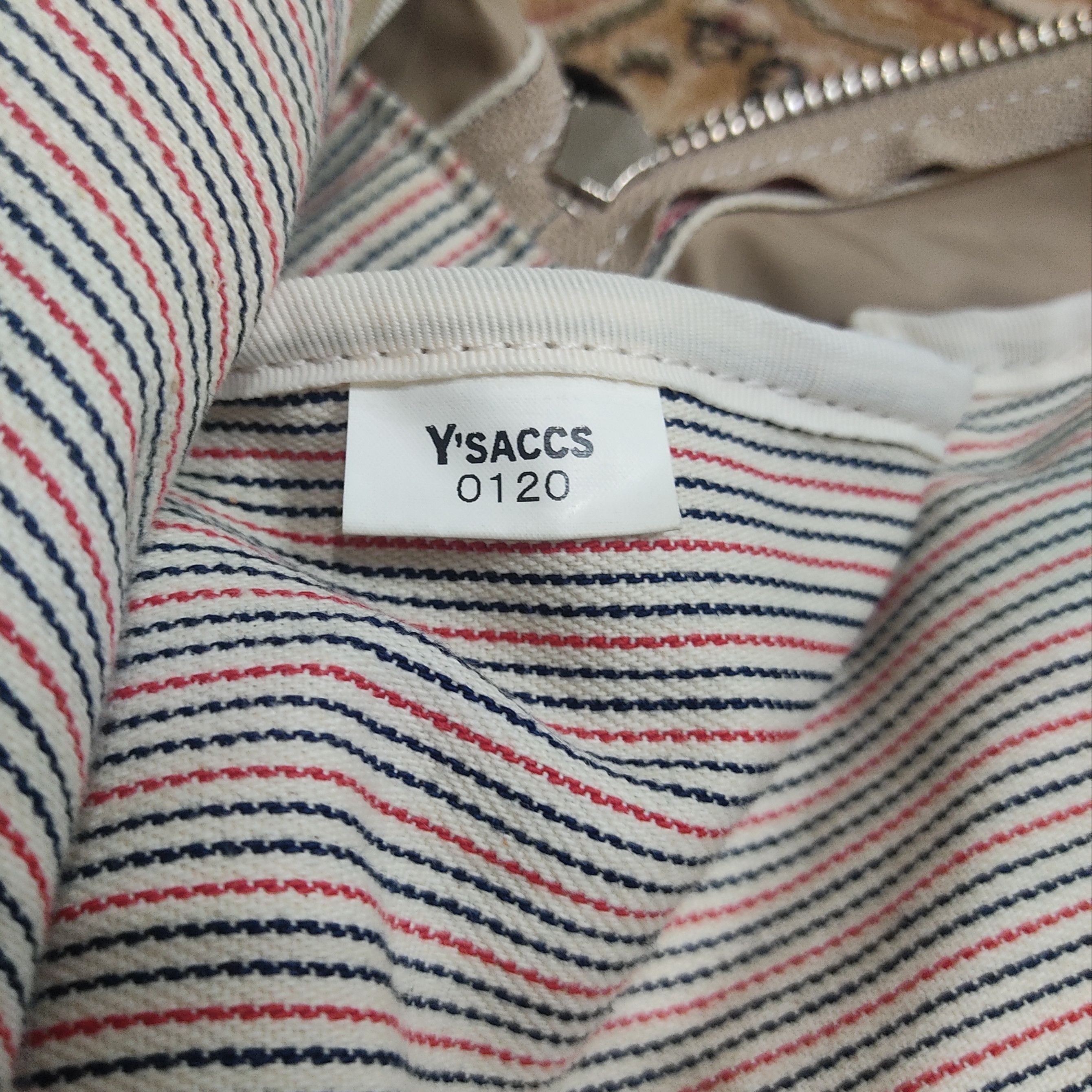 Yohji Yamamoto Vintage Y'SACCS Nylon Beige Small Backpack Size ONE SIZE - 6 Thumbnail