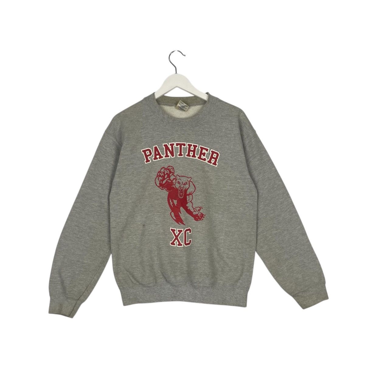 Designer × Vintage Vintage Hoodie/sweater PANTHER XC - gray Size US S / EU 44-46 / 1 - 1 Thumbnail