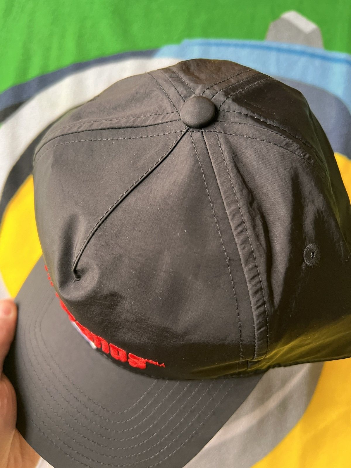 Kith KITH x The Sopranos Nylon Bay Low Pinch Crown Cap Black hat Size ONE SIZE - 15 Thumbnail