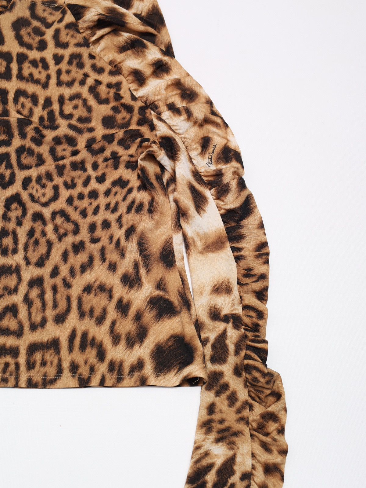 Roberto Cavalli Roberto Cavalli Vintage Leopard Full Print Long Sleeve Top Size S / US 4 / IT 40 - 11 Thumbnail