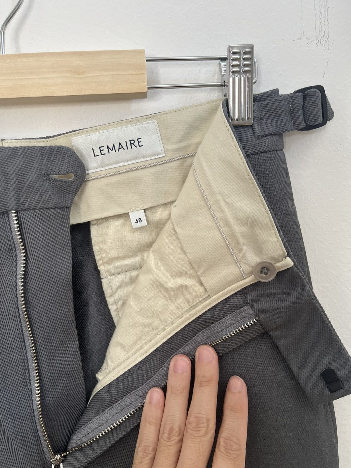 Lemaire Lemaire Grey Trousers Size US 30 / EU 46 - 4 Thumbnail