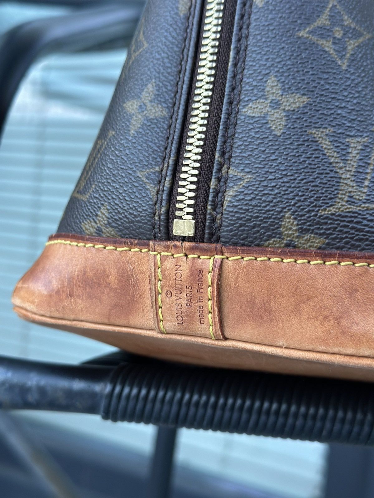 Louis Vuitton Louis Vuitton Alma PM Canvas Brown Monogram Leather Bag Size ONE SIZE - 18 Thumbnail