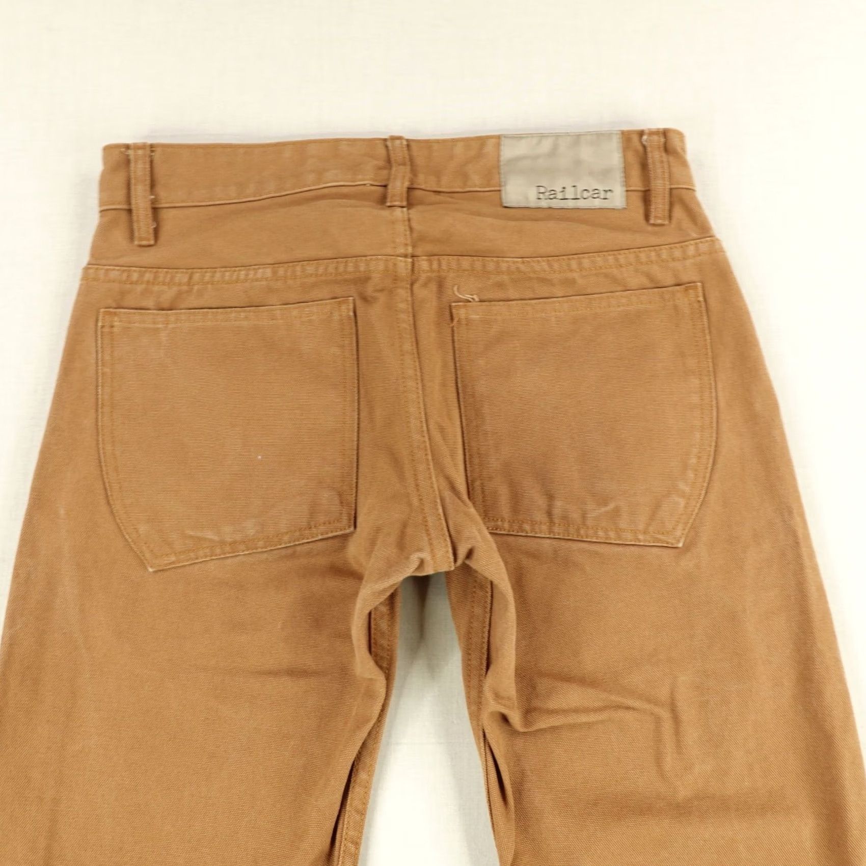 Railcar Finegoods Pants Mens 29 Brown Duck Canvas Flight Trousers Monrovia Usa, Men's (Size 30) — image 5 of 6