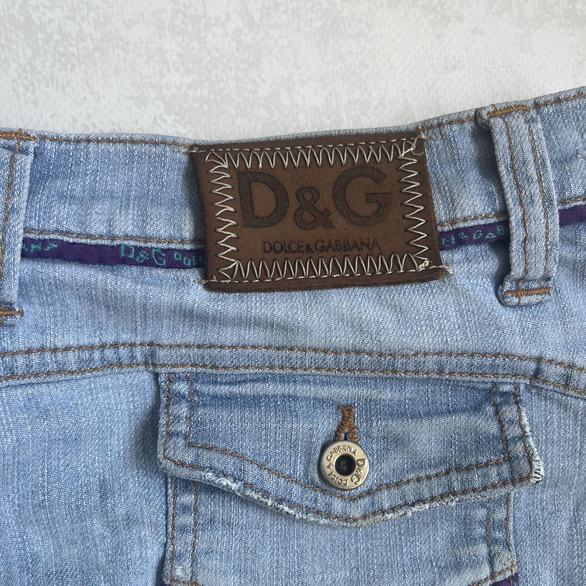 Dolce & Gabbana Vintage Denim Dolce and Gabana midi Skirt Dg Size 30" / US 8 / IT 44 - 12 Thumbnail