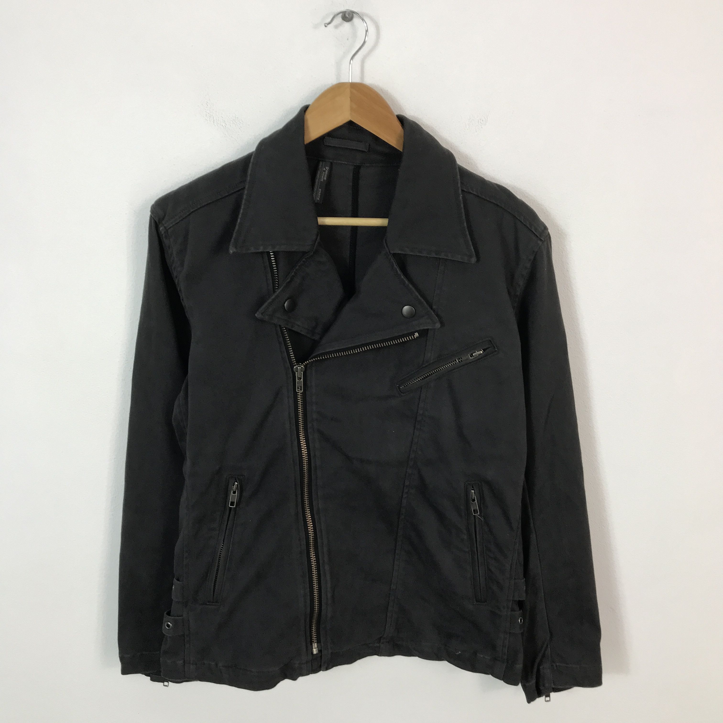 Armoire D'Homme D'homme Japanese Double Collar Black faded design jacket Size US L / EU 52-54 / 3 - 1 Thumbnail