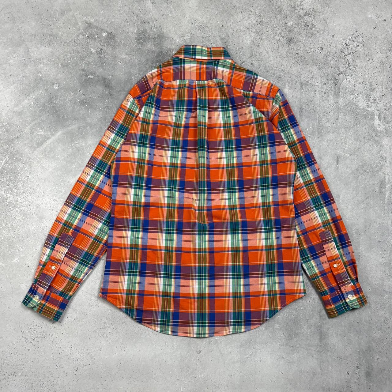 Ralph Lauren Ralph Lauren Slim Fit Stretch Oxford Plaid Button-Up Shirt Size US M / EU 48-50 / 2 - 2 Thumbnail