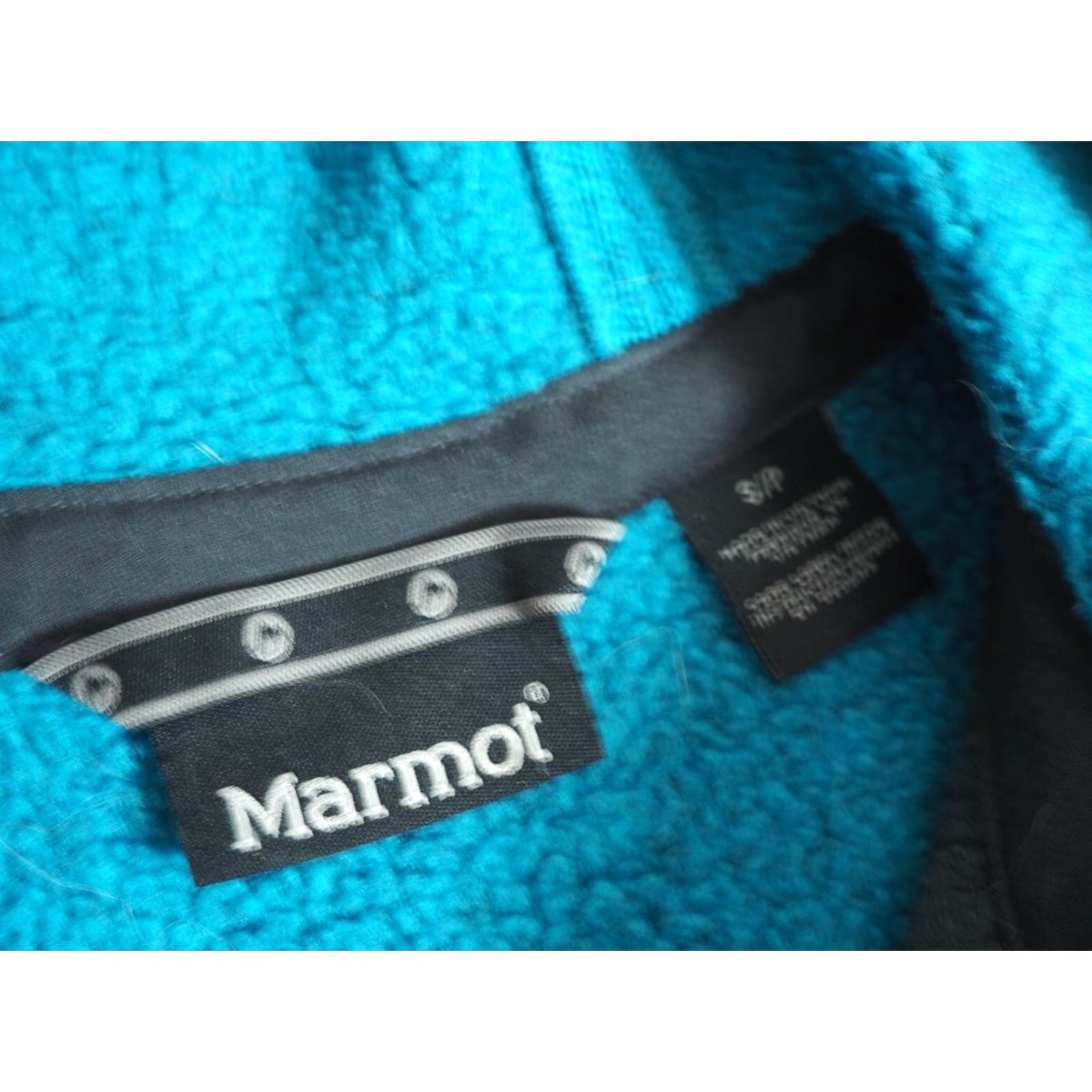 Marmot MARMOT Jacket Teal Blue Gray Fleece Full Zip Outdoor Logo Womens S Jacket Size S / US 4 / IT 40 - 7 Thumbnail