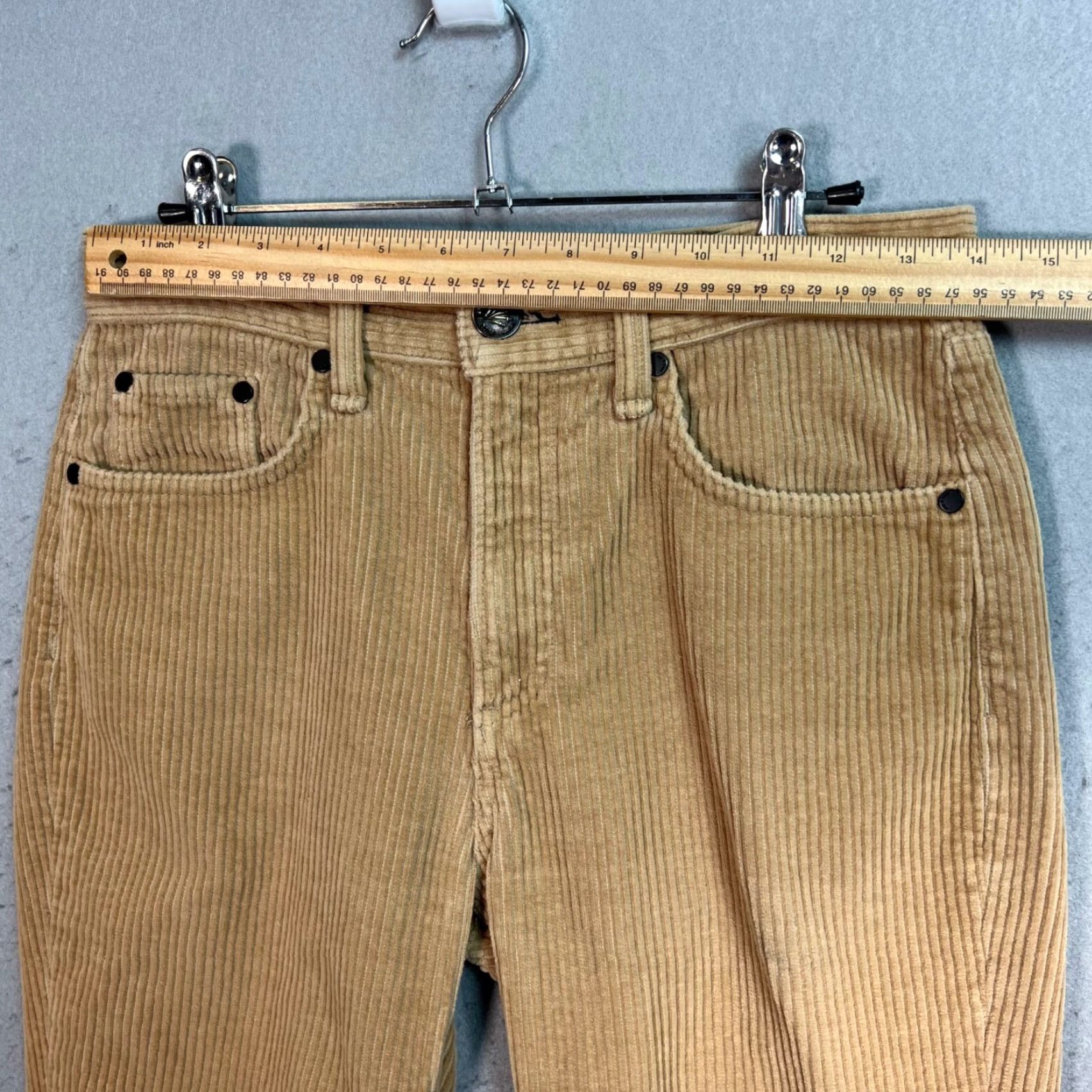 Rag & Bone VINTAGE Rag & Bone Womens Corduroy Pants Slim Leg Khaki 26 Inseam 24" Cotton Blend Ankle Pants Womens Jeans - 90s? Or Not. Size 26" / US 2 / IT 38 - 5 Thumbnail
