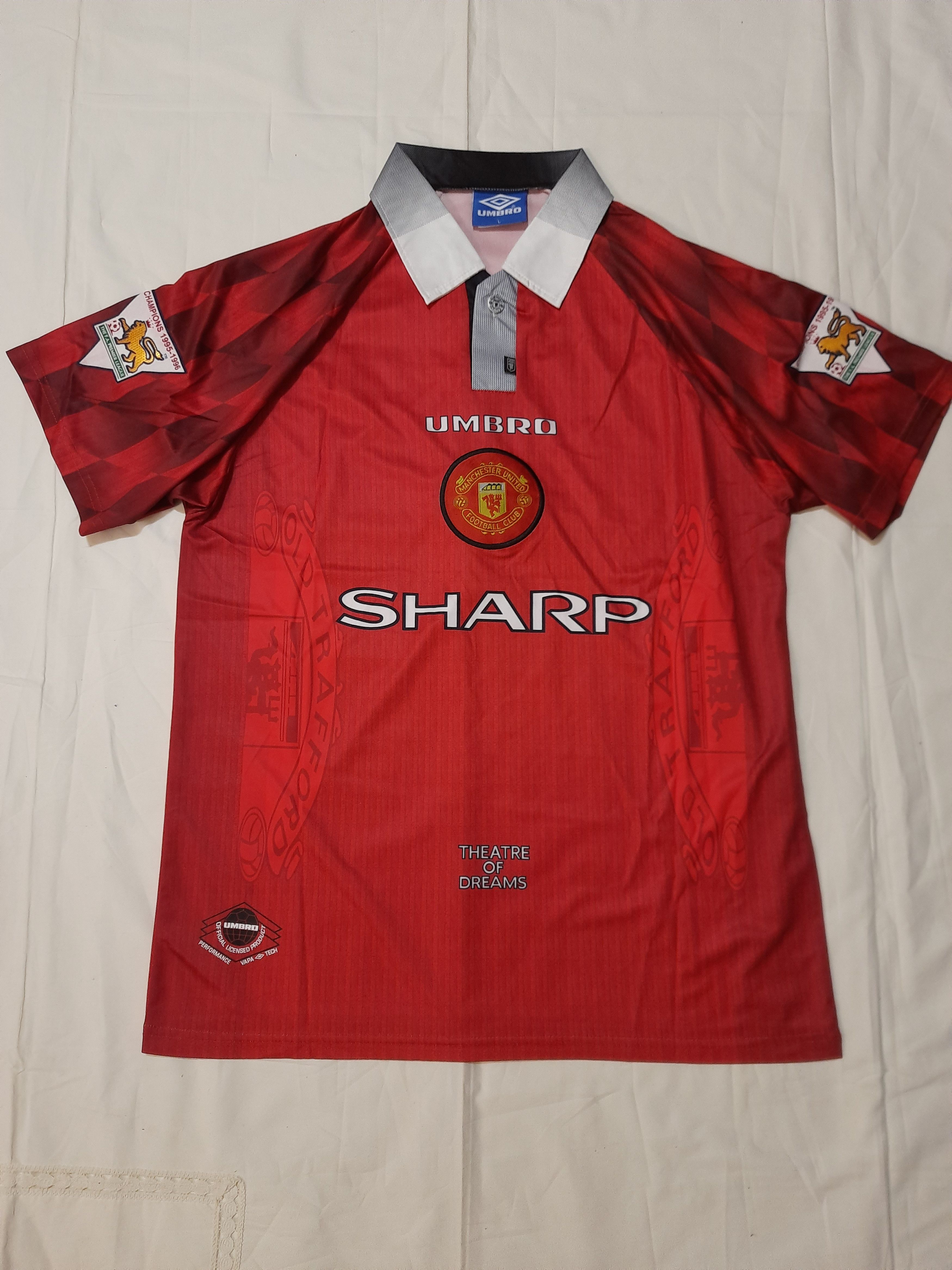 Sports Specialties Manchester United Cantona Football Soccer Umbro Size US L / EU 52-54 / 3 - 2 Thumbnail
