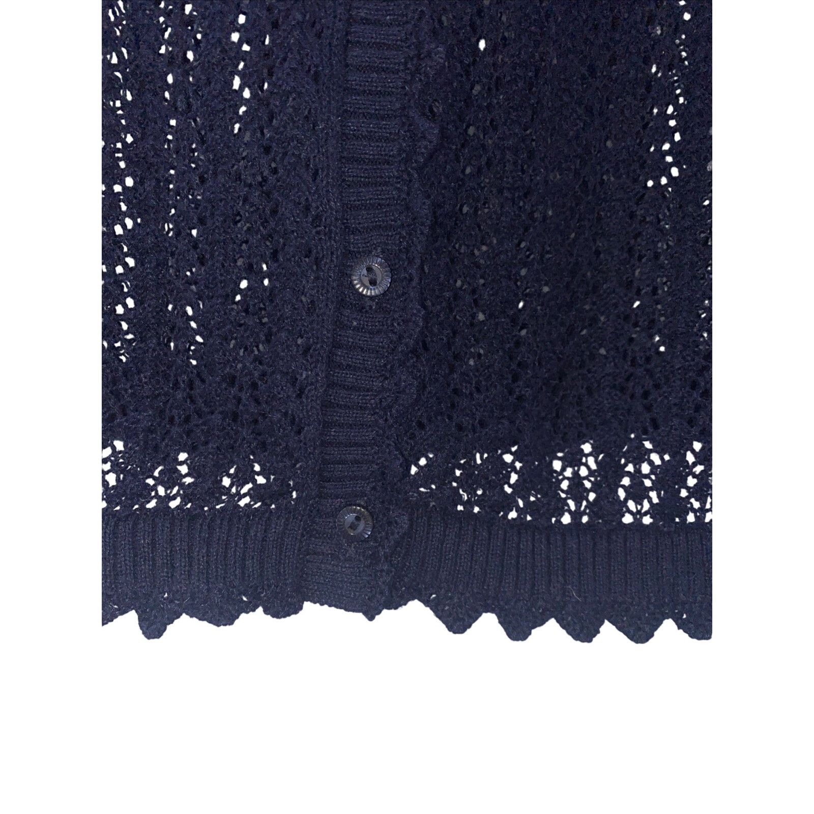 Gap GAP x DOEN Navy Blue Linen Blend Cardigan Size Large Size L / US 10 / IT 46 - 5 Thumbnail