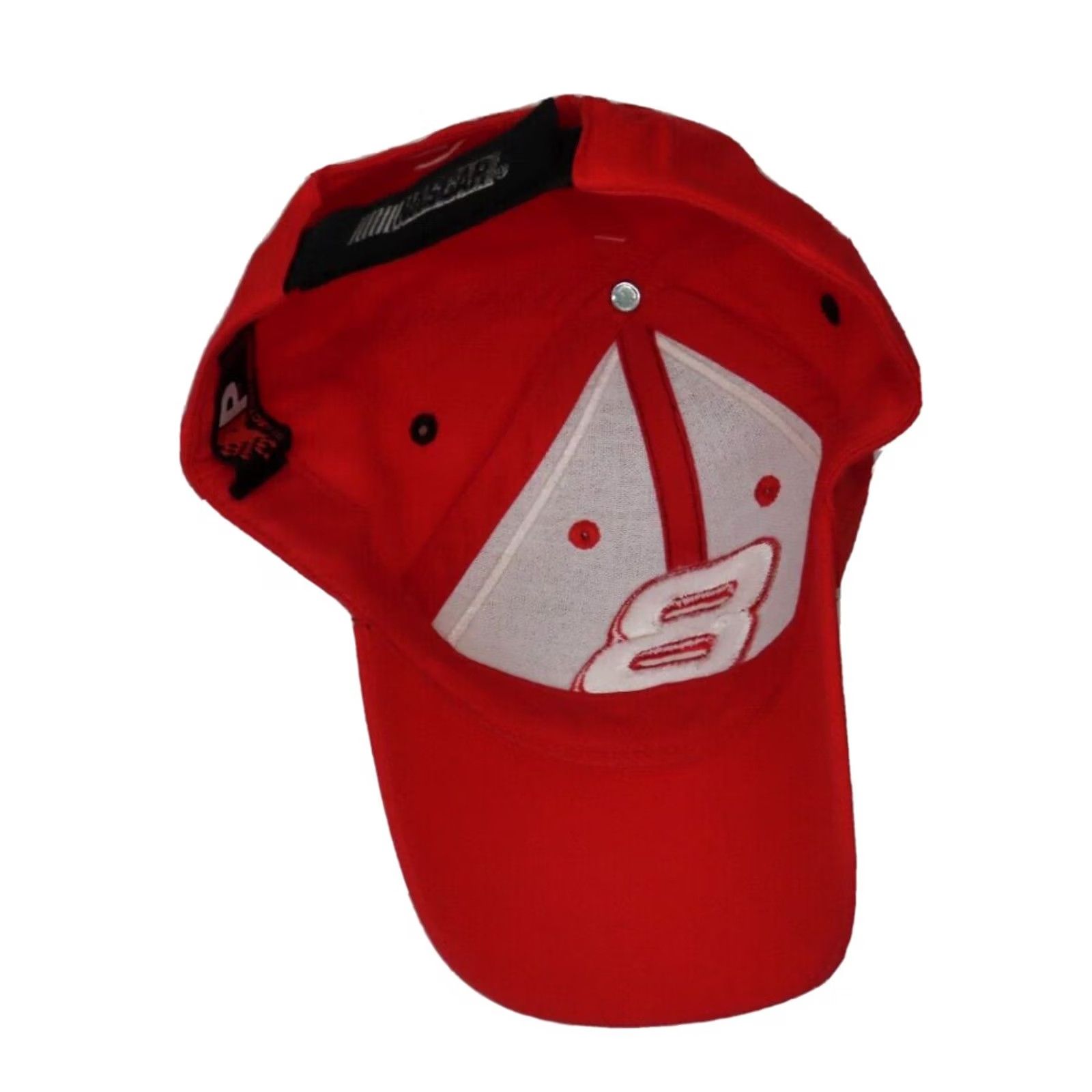 NASCAR Bud Racing Nascar Dale Earnhardt Jr #8 Red White Black Trucker Cap Hat AP Action Mens Adjustable Multi-Color Cotton Beer Trucker Hat NASCAR Cap Size ONE SIZE - 5 Thumbnail