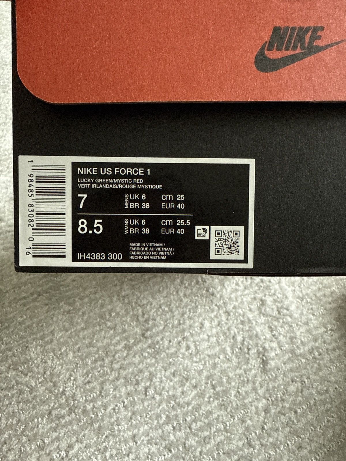 Nike Concrete Boys AF1 Size US 7 / EU 40 - 7 Thumbnail