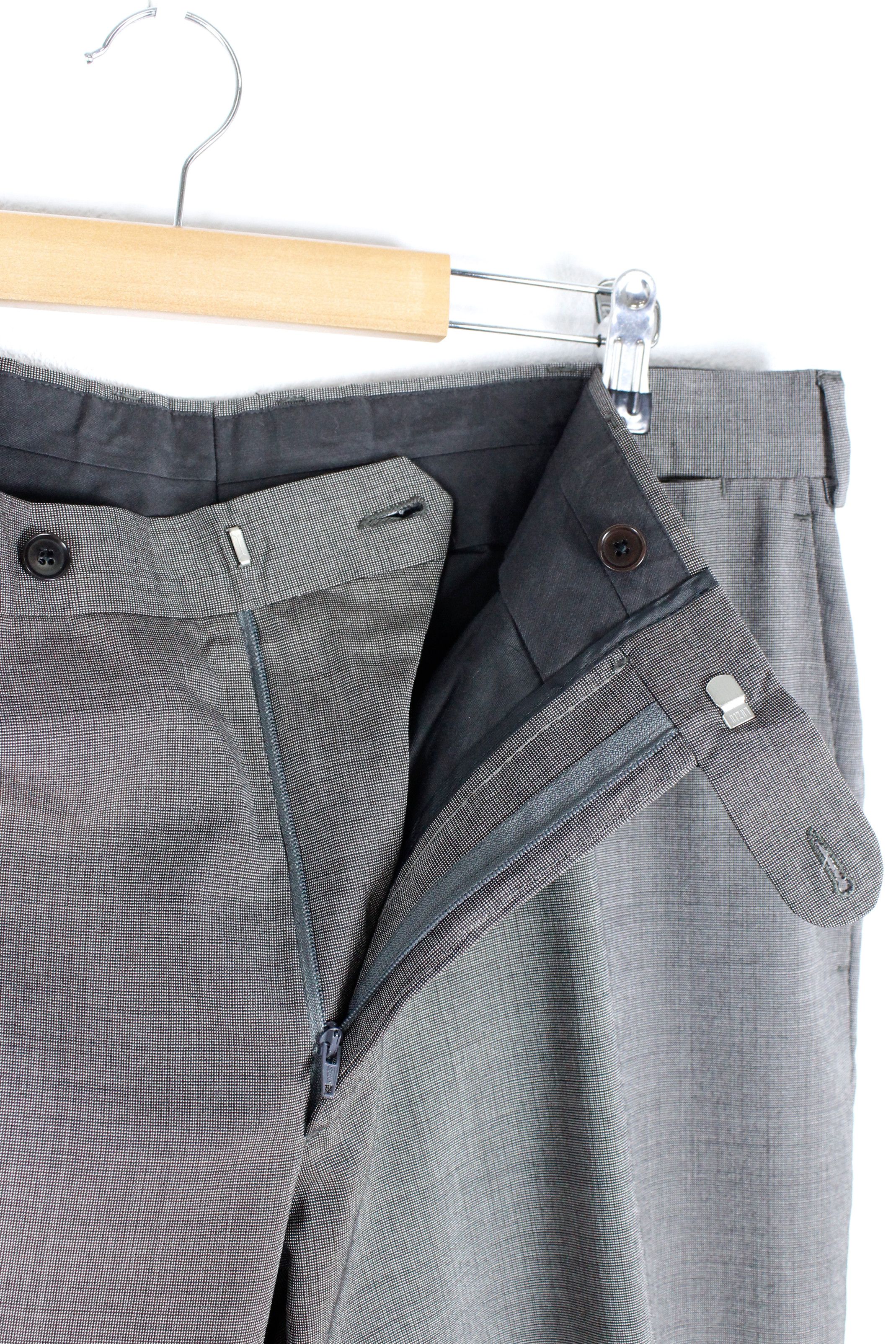 Boglioli Wool Silk Gray Dress Formal Suit 54
