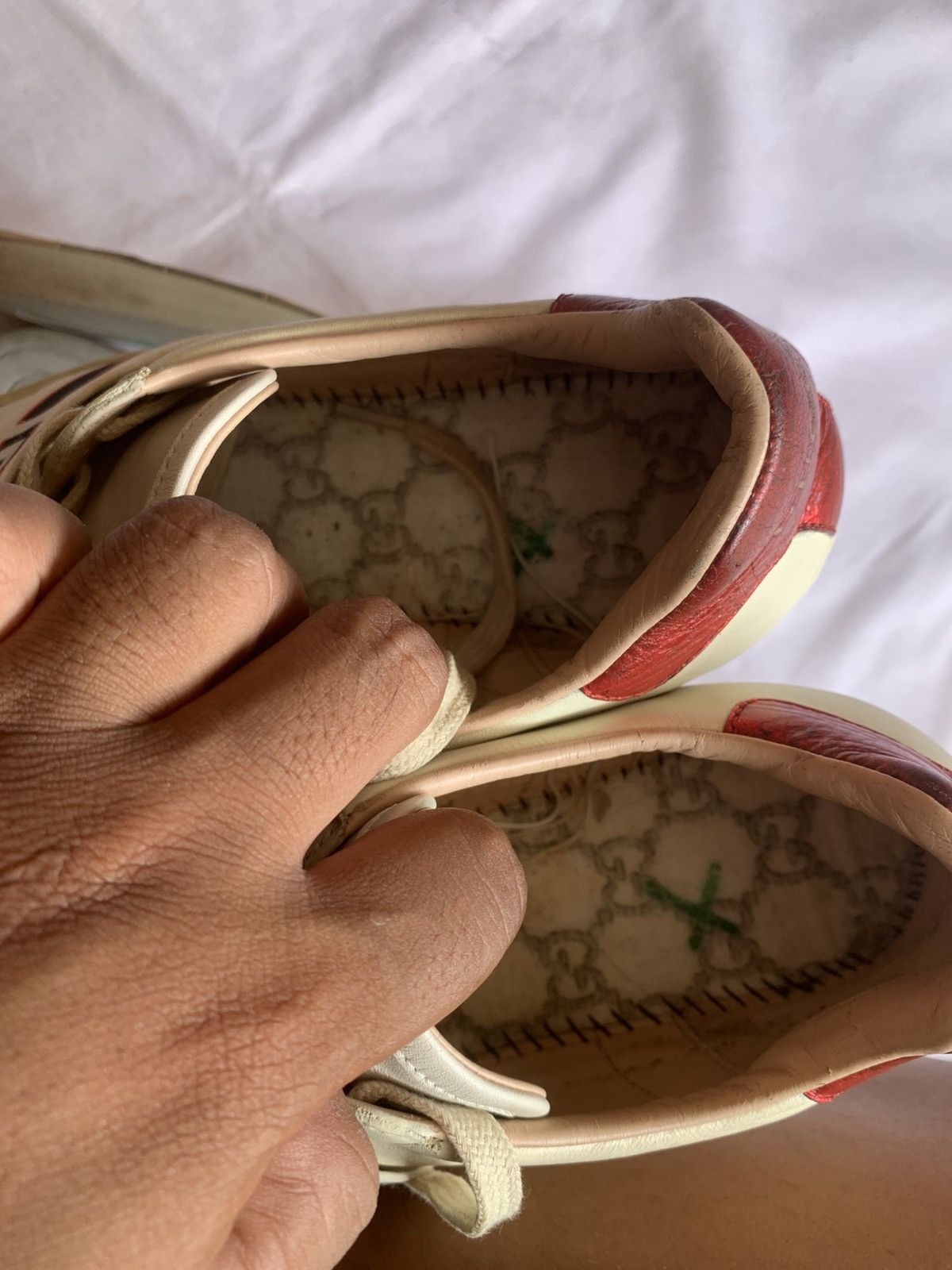 Gucci Gucci Ace Stripe Low Trainers Size US 5 / EU 37 - 14 Thumbnail