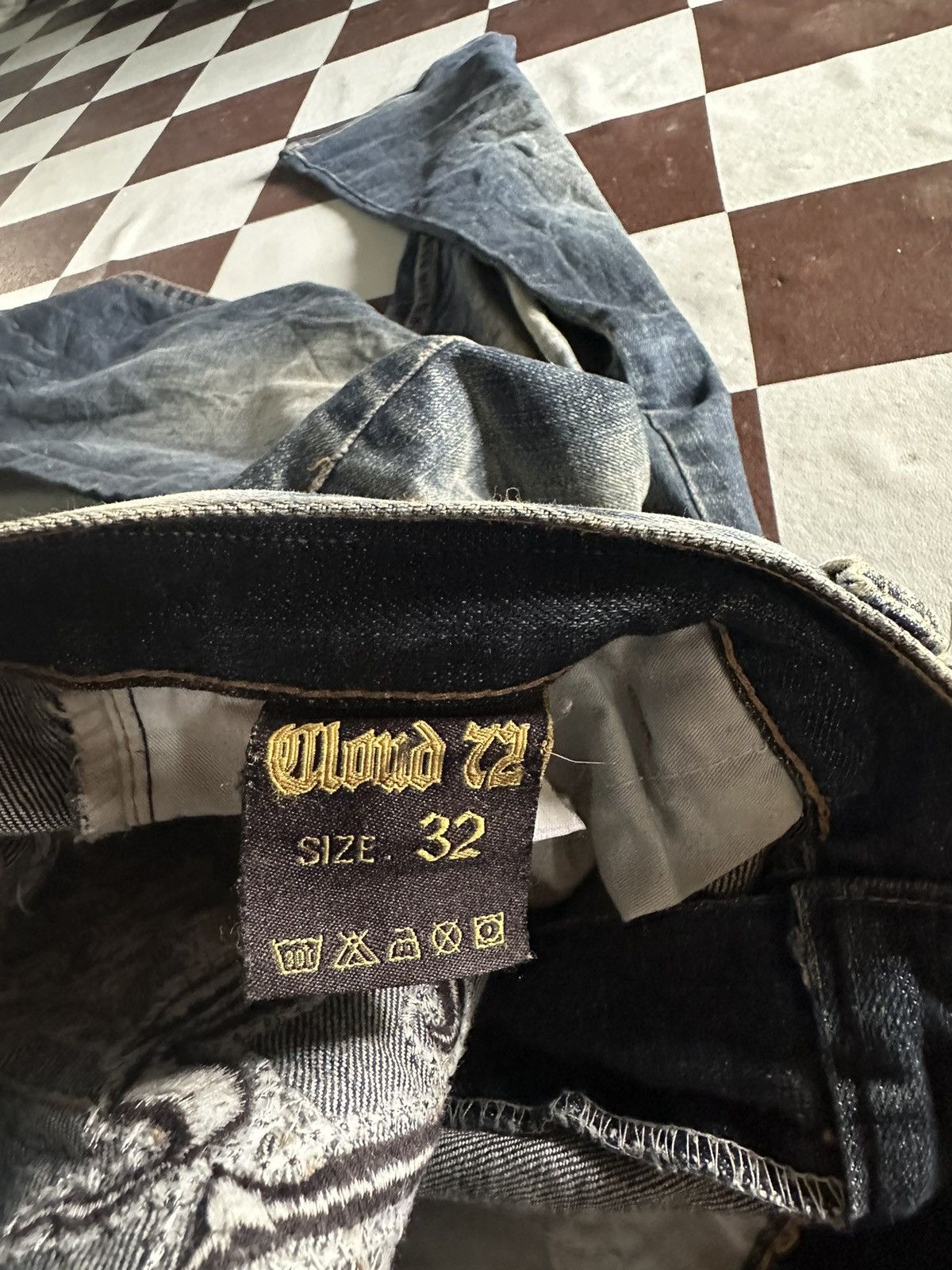 Hysteric Glamour 🔥archived🔥Cloud 72 denim jeans Size US 33 - 7 Thumbnail