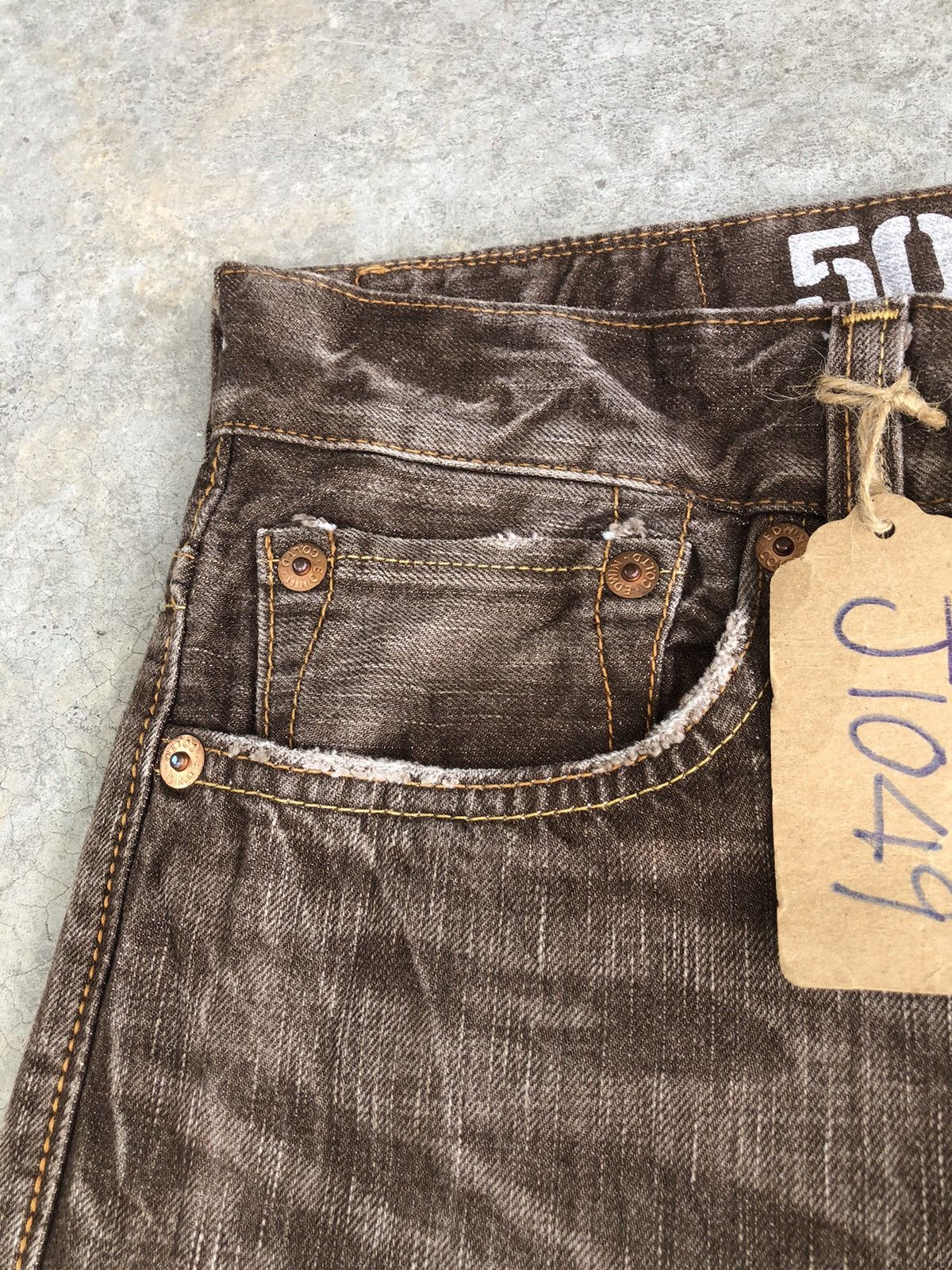 Edwin Japanese Edwin Flared Jeans Distressed Jeans Size US 32 / EU 48 - 14 Thumbnail
