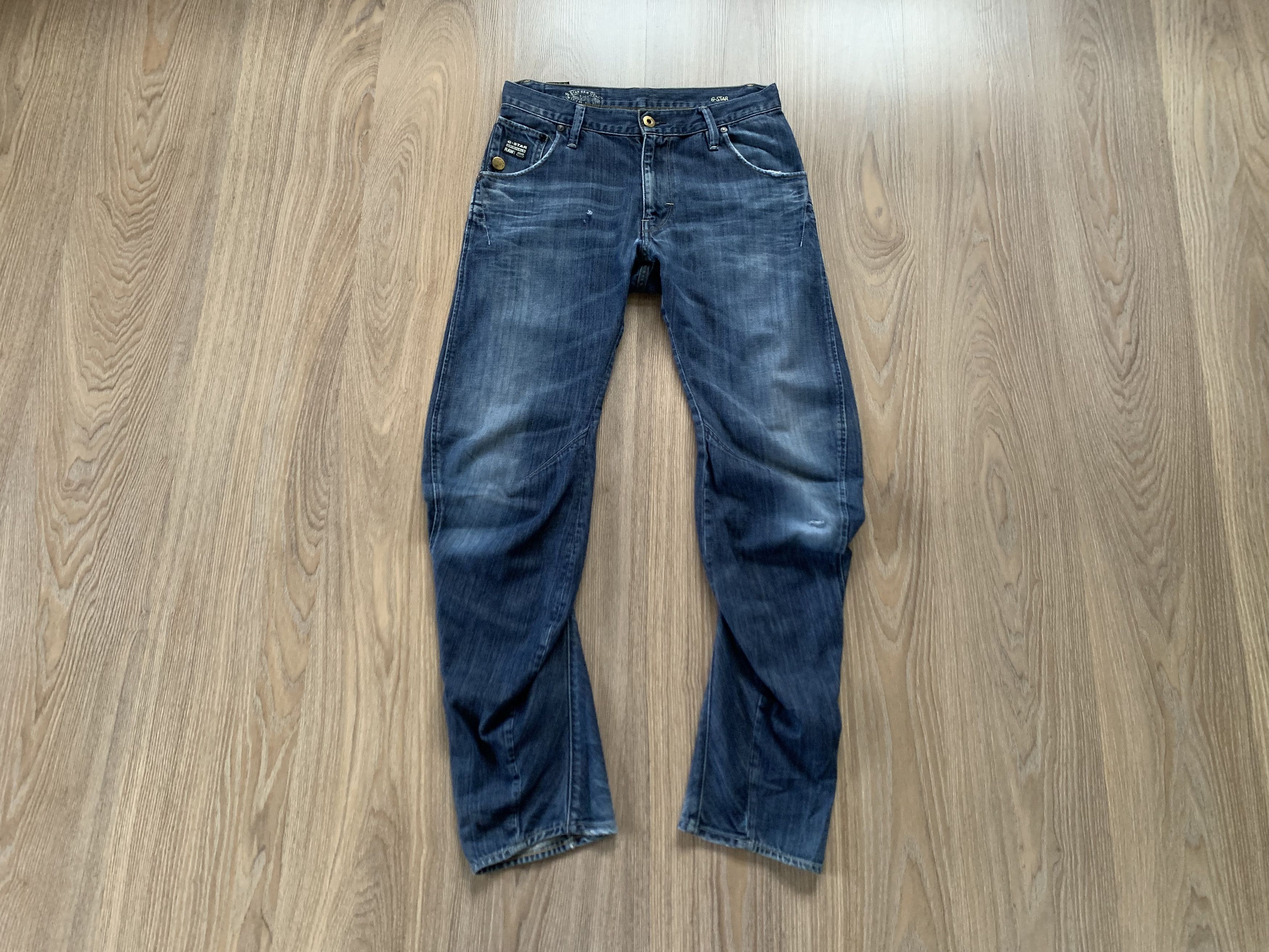 G-Star G-Star Raw Arc 3D Loose Tapered Light Blue Jeans Size US 29 - 1 Thumbnail