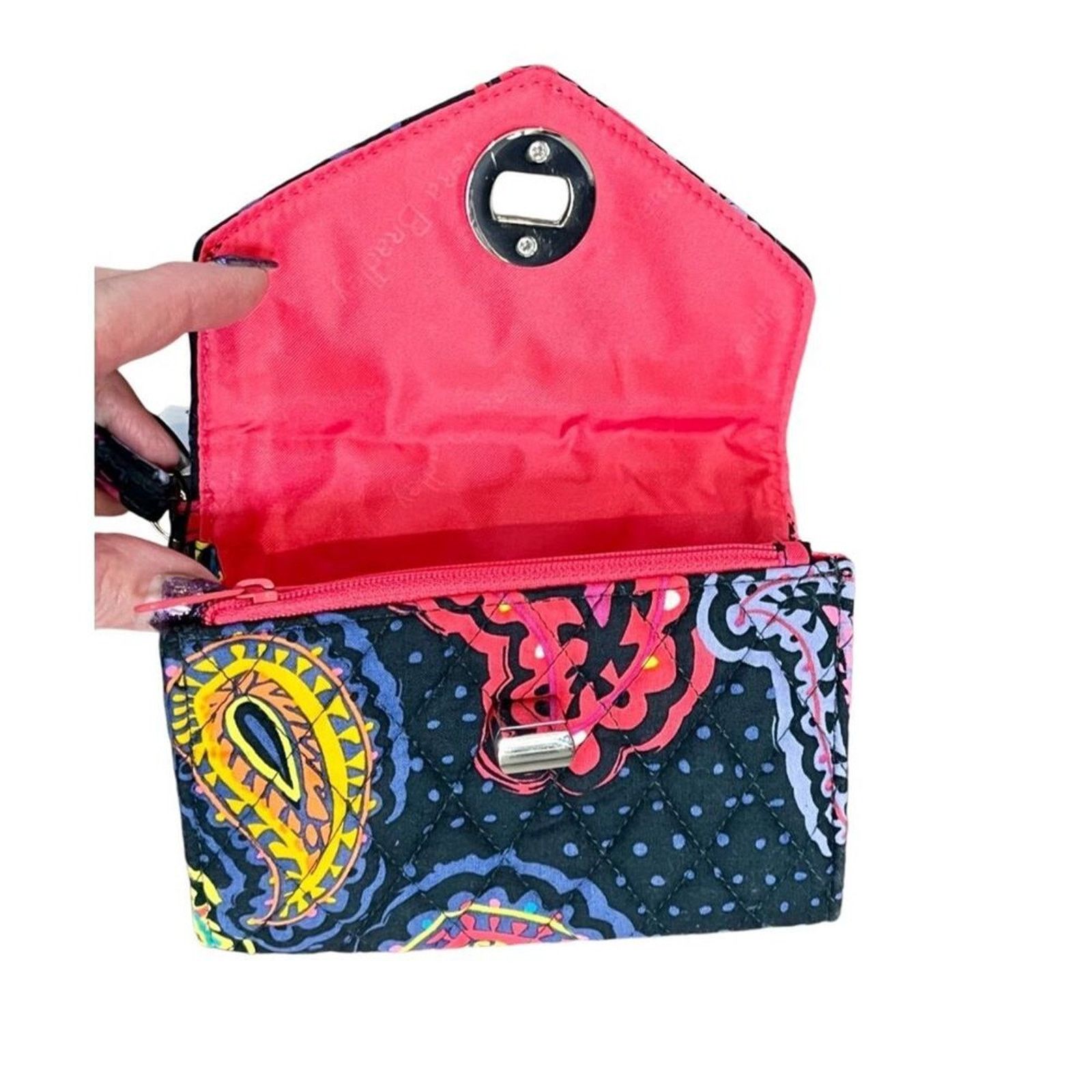 Vera Bradley Vera Bradley Smartphone Twilight Paisley Turn Lock Wallet Size ONE SIZE - 4 Thumbnail