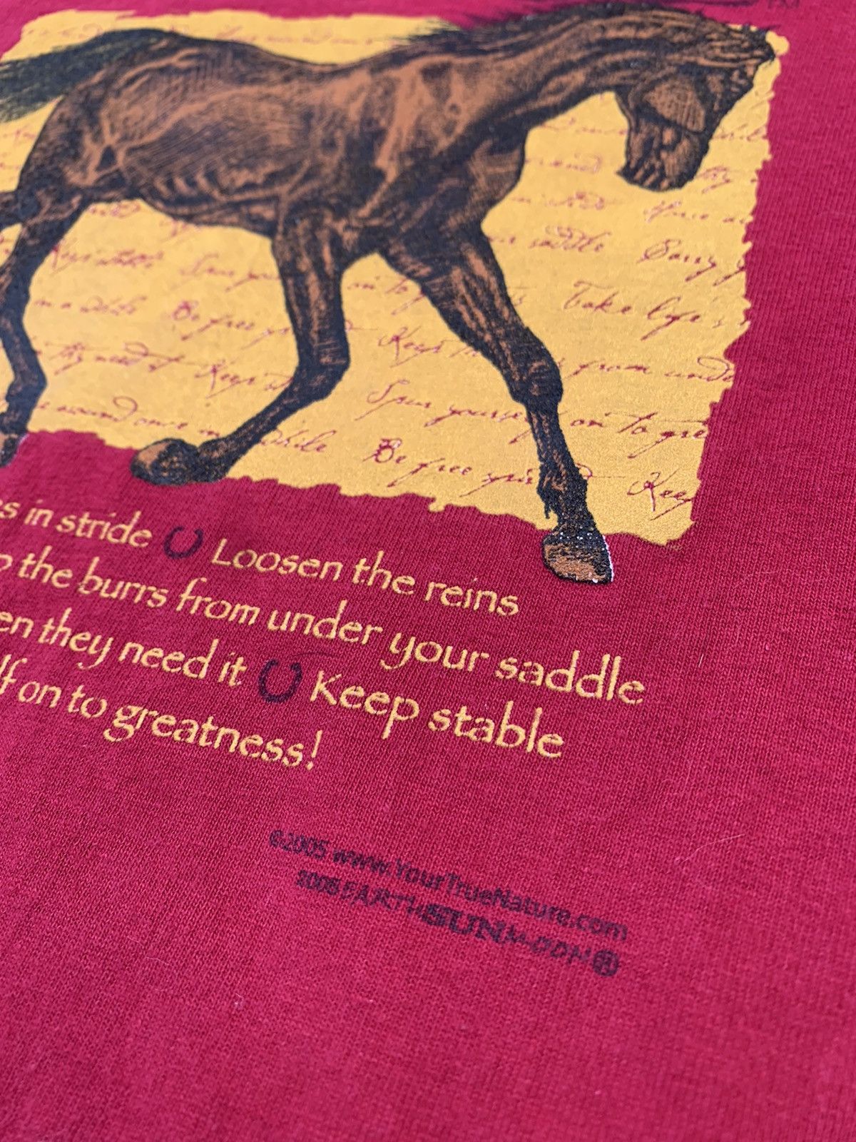 Gildan Vintage Advice from a Horse T Shirt Size US L / EU 52-54 / 3 - 4 Thumbnail