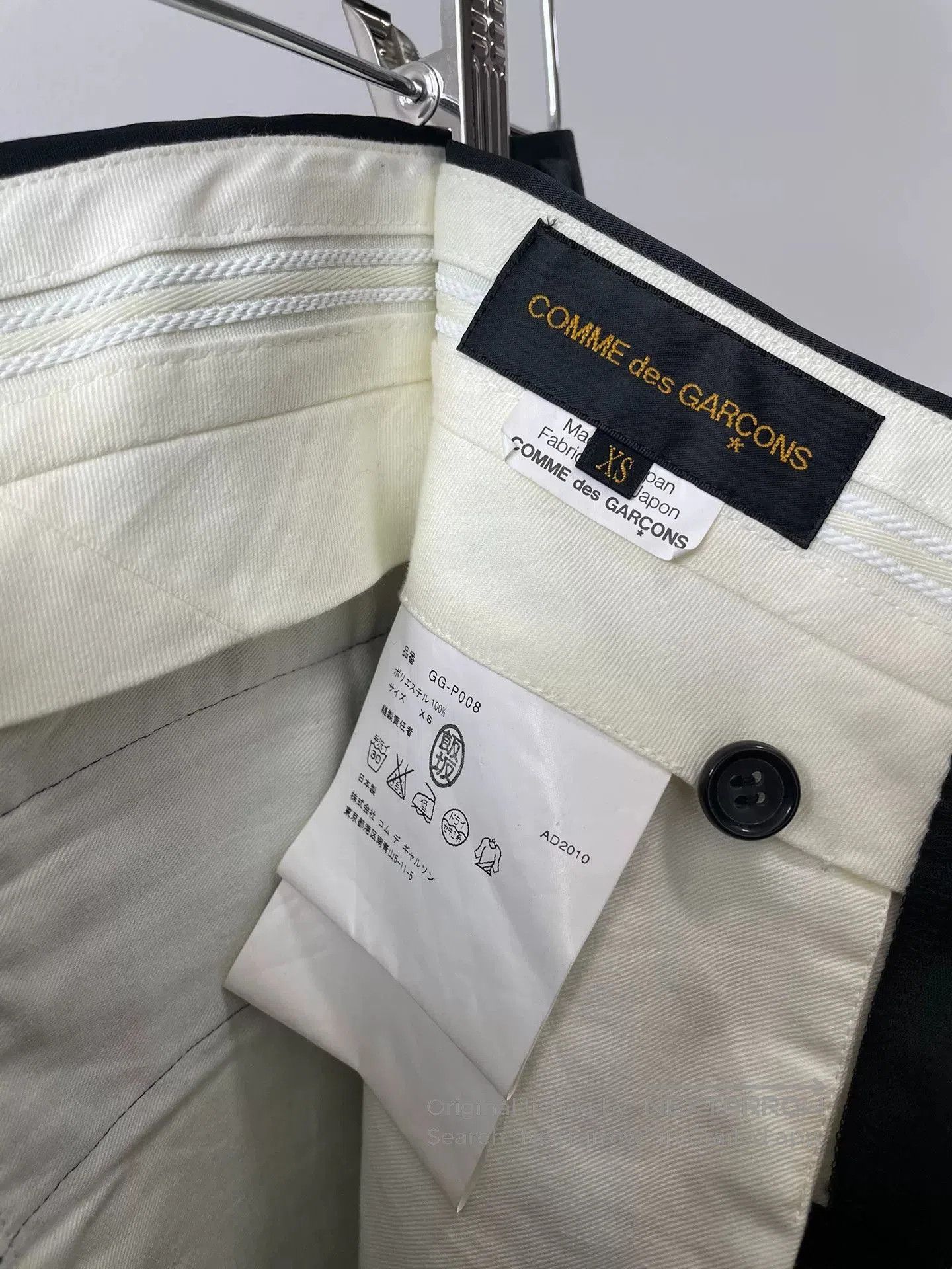 Comme des Garcons Comme des Garçons Black Cropped Pants. Size US 31 - 5 Thumbnail