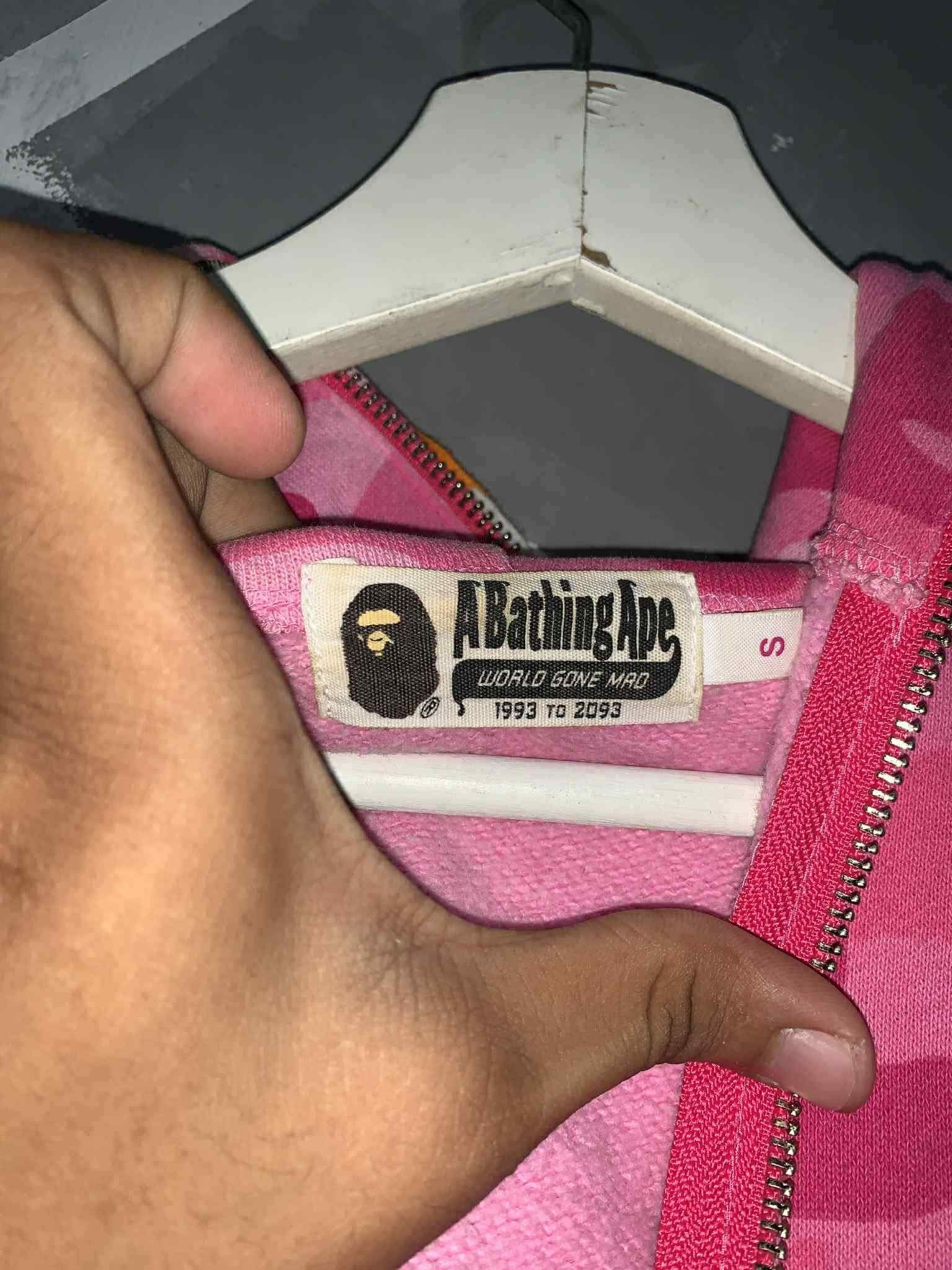 Bape Bape tiger full zip pink Size US S / EU 44-46 / 1 - 3 Thumbnail