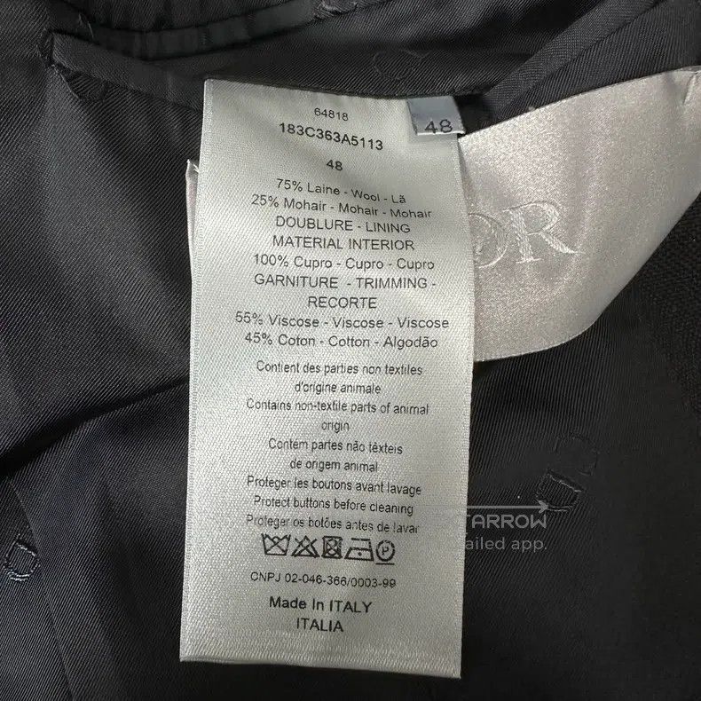 Dior Dior Black, court style, tuxedo coat Size US M / EU 48-50 / 2 - 5 Thumbnail