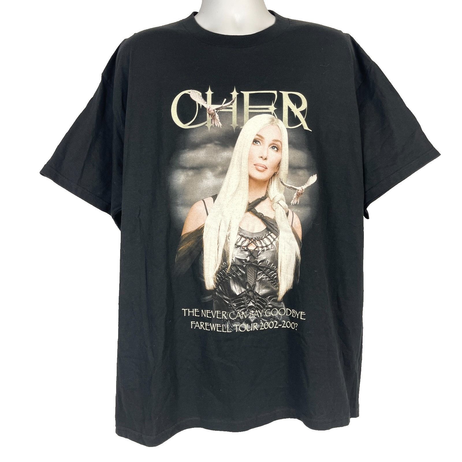 Other Cher Farewell Tour Vtg Mens Concert T-Shirt size XL 2002-0? Size US XL / EU 56 / 4 - 2 Thumbnail