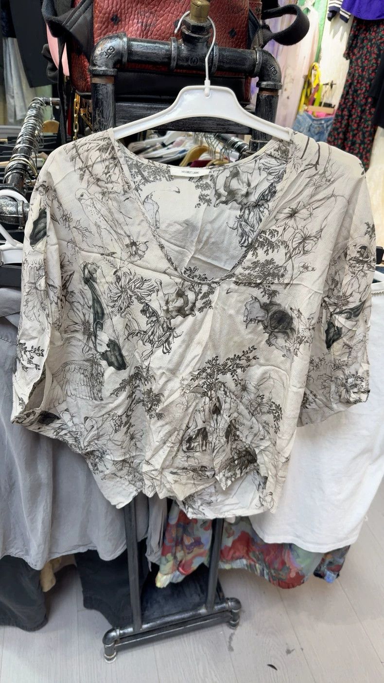 Helmut Lang HELMUT LANG size8 Ink short sleeves Size M / US 6-8 / IT 42-44 - 1 Thumbnail