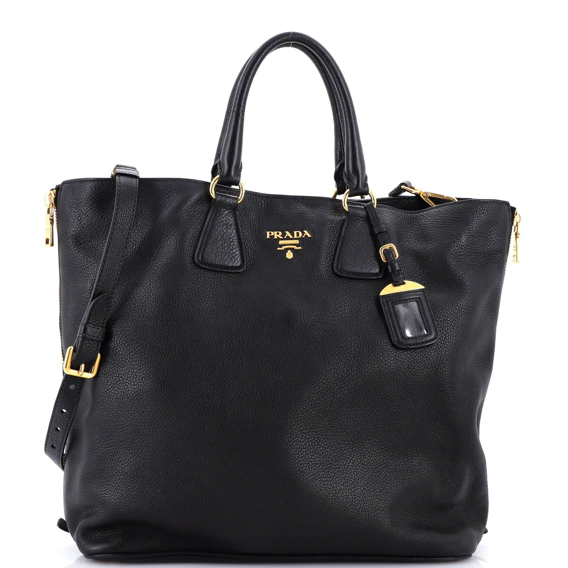 Prada Side Zip Convertible Tote Size ONE SIZE - 1 Thumbnail