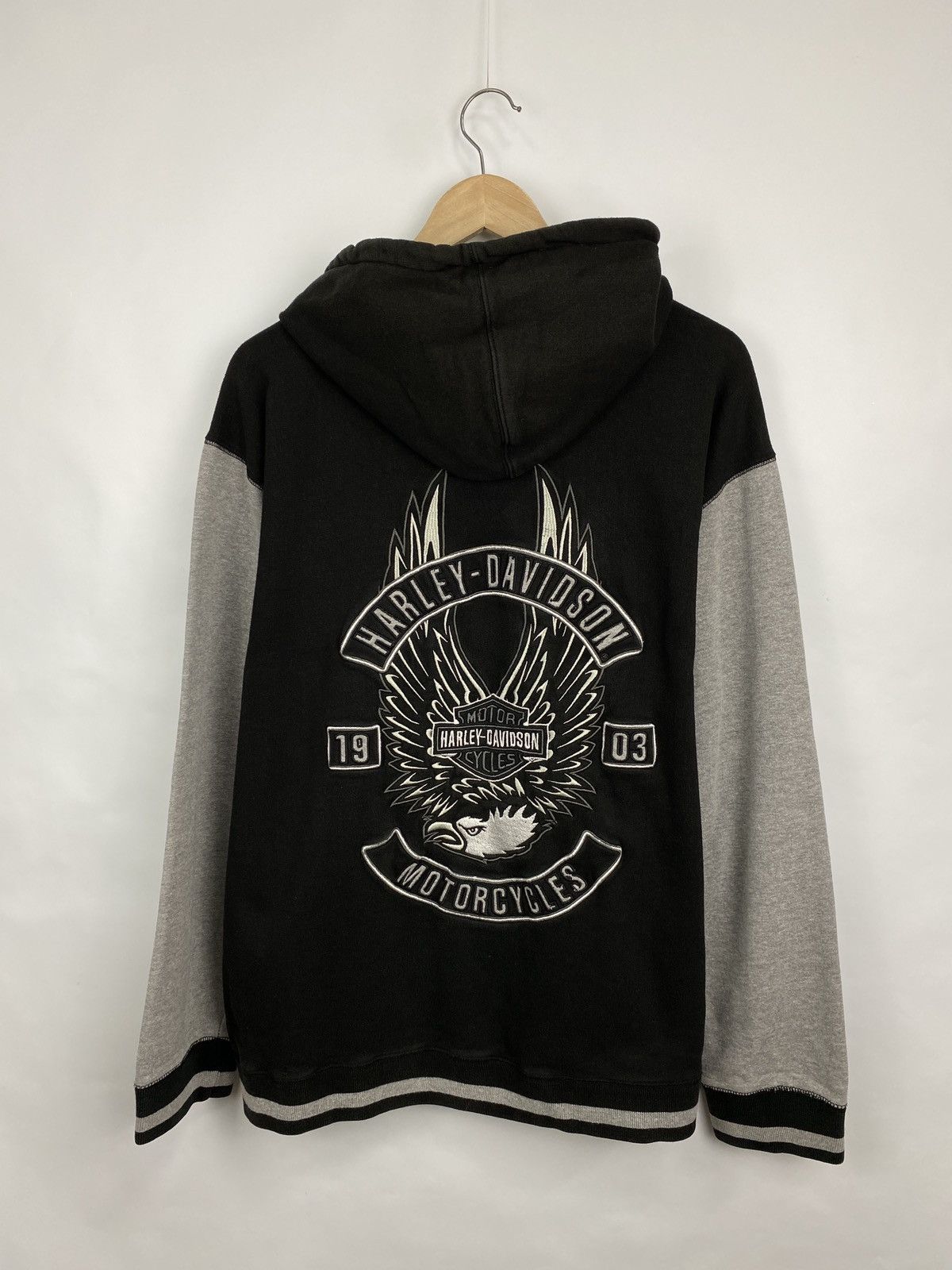 Harley Davidson 🇺🇸 Vintage 90s Harley Davidson Motorcycles Choppers Hoodie Size US L / EU 52-54 / 3 - 8 Thumbnail