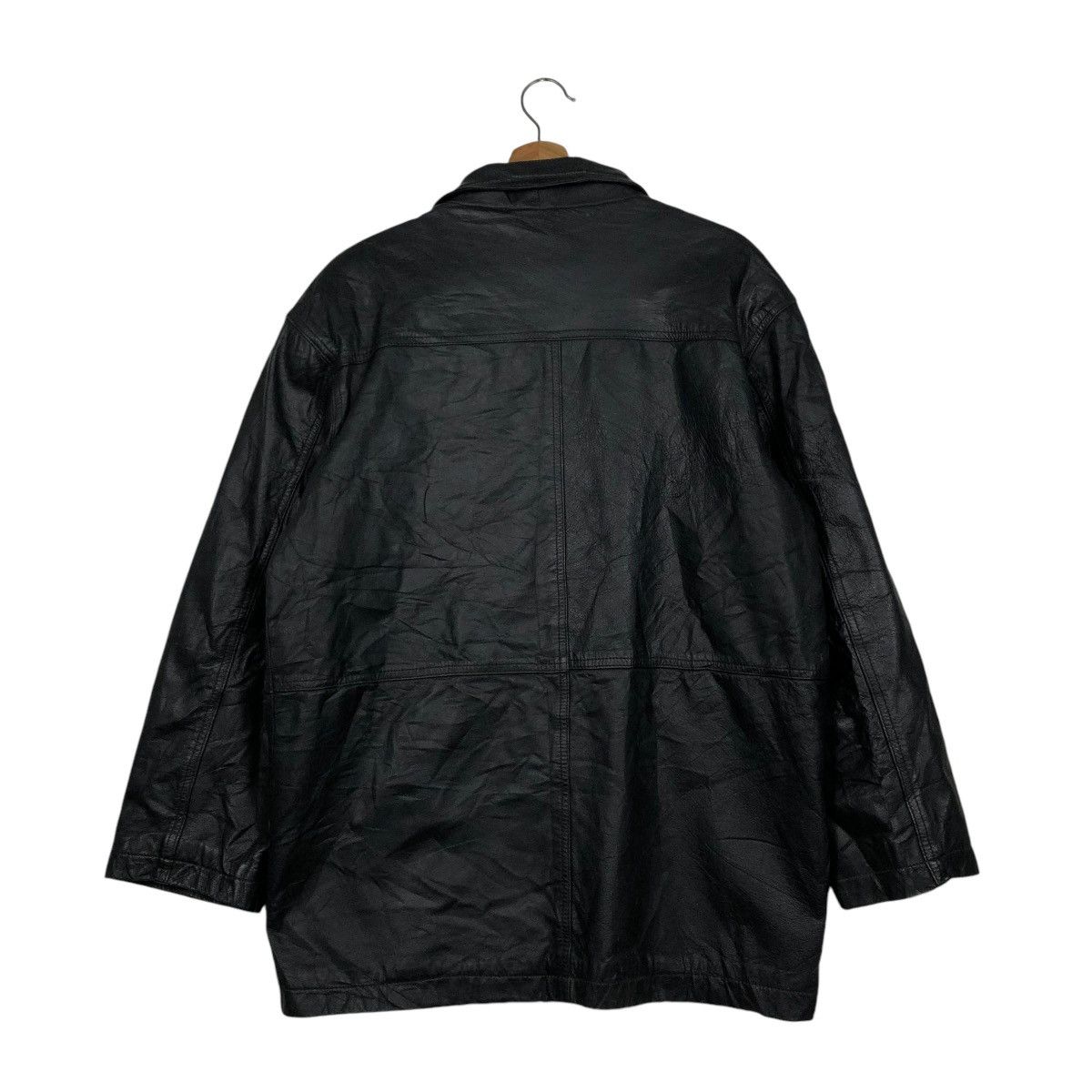 Japanese Brand 🔥VINTAGE BIKER LEATHER JACKET RECUERDO ISSEY MIYAKE Size US M / EU 48-50 / 2 - 10 Thumbnail