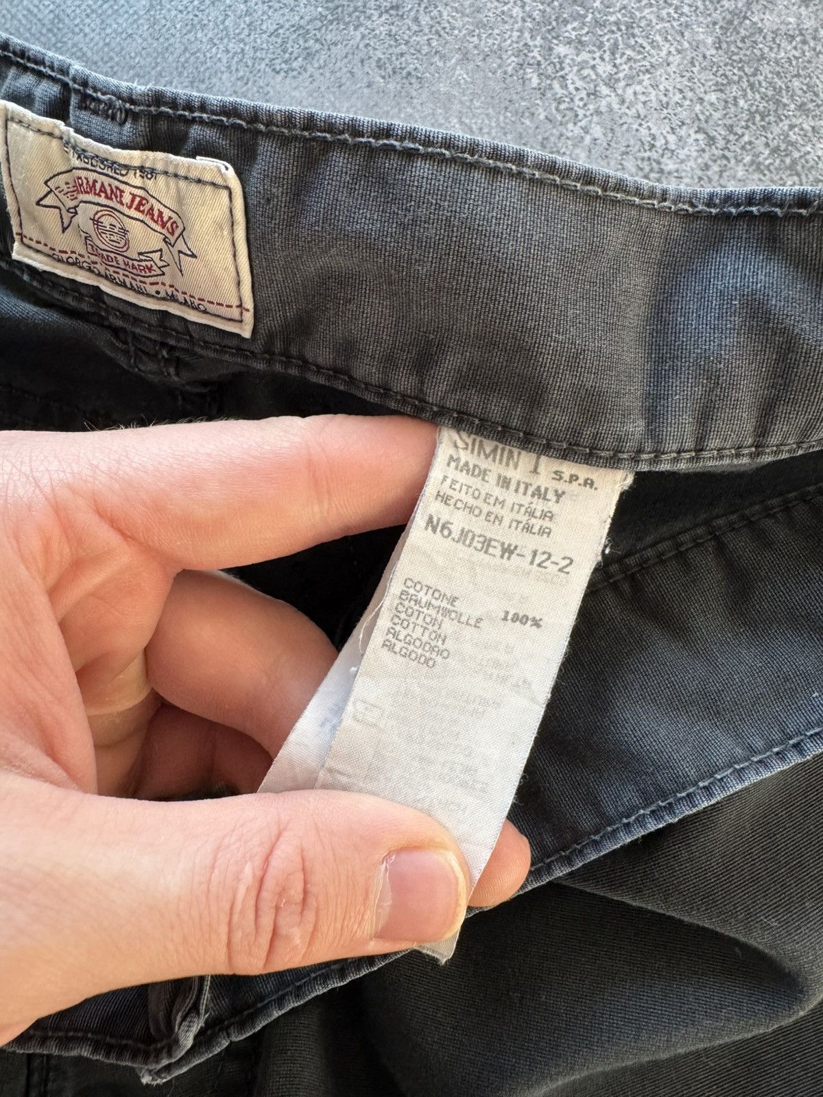 Armani ARMANI VINTAGE METAL LOGO JEANS IF SIX WAS NINE LGB GLAMOUR Size US 30 / EU 46 - 9 Thumbnail