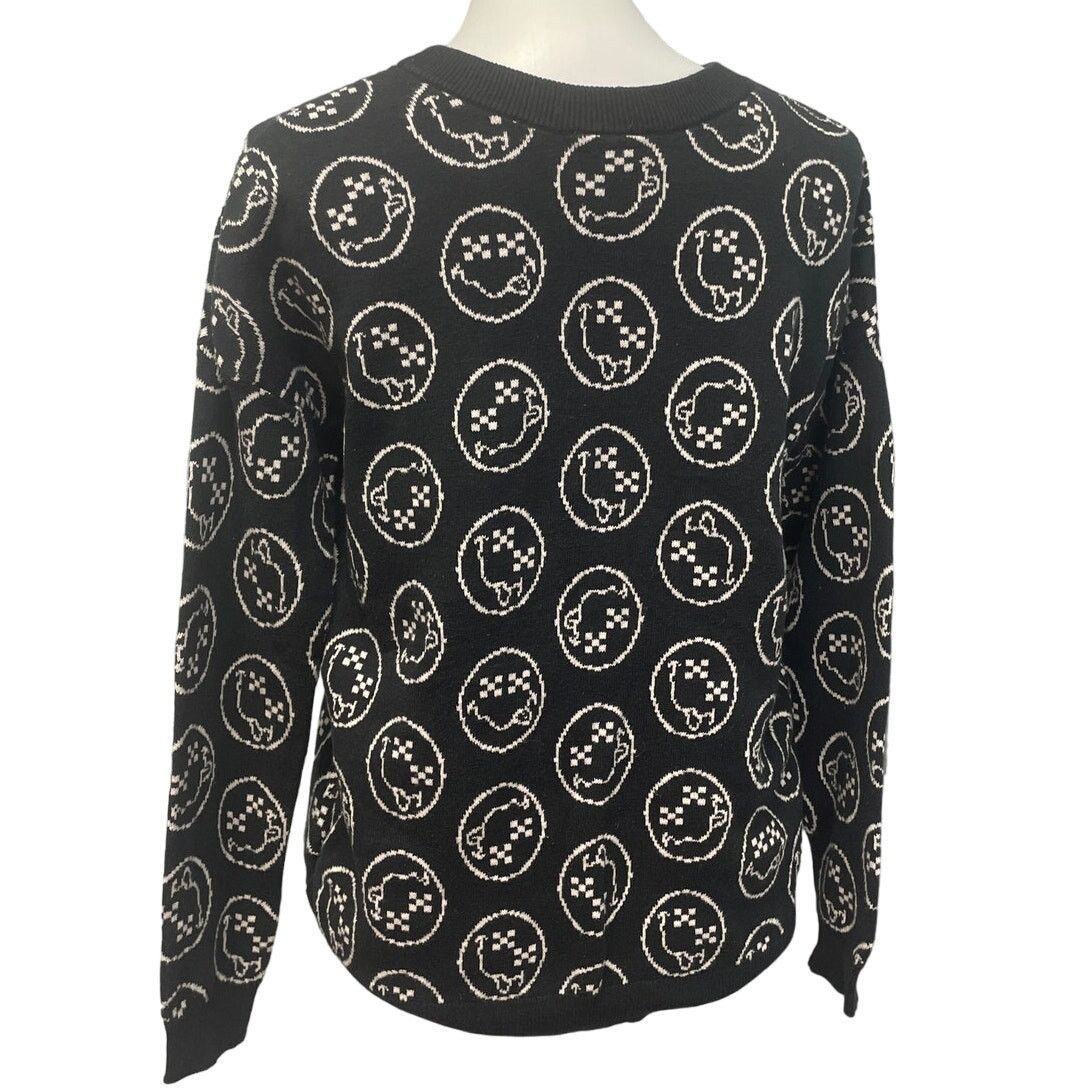 Vans Vans Womens Small Cotton Smiley Face Long Sleeve Sweater Size S / US 4 / IT 40 - 3 Thumbnail