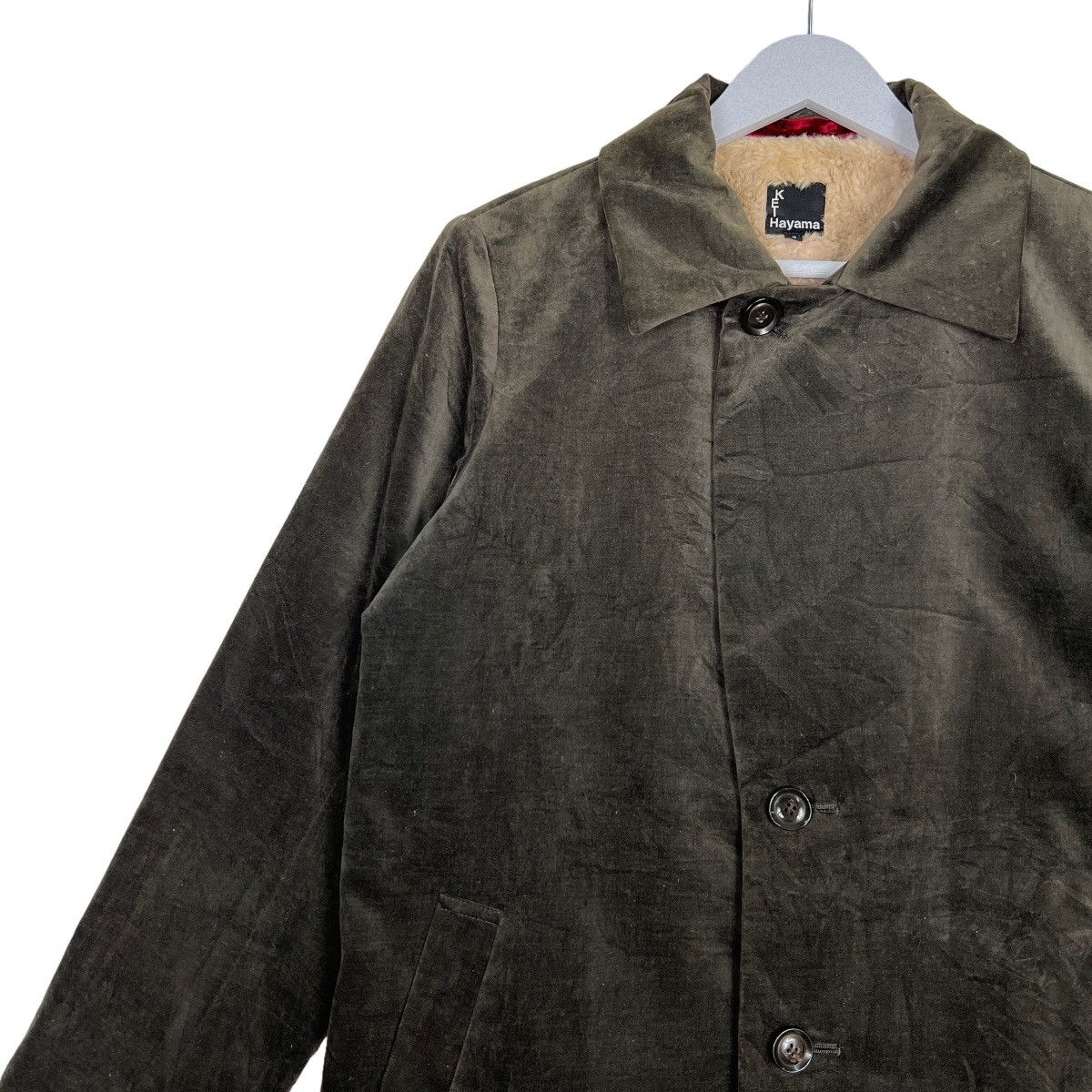 Japanese Brand 🔥 KFT HAYAMA VELVET LONG JACKET MADE IN JAPAN Size US S / EU 44-46 / 1 - 7 Thumbnail