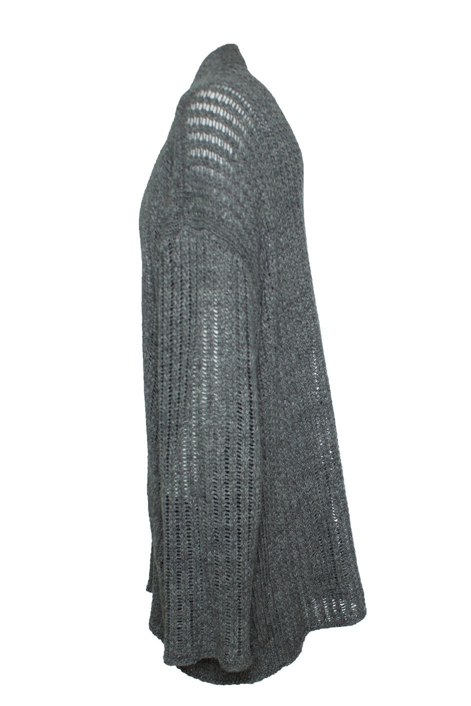 Mr P. Mr.P., Knitted cardigan with pockets in grey Size US XL / EU 56 / 4 - 4 Thumbnail