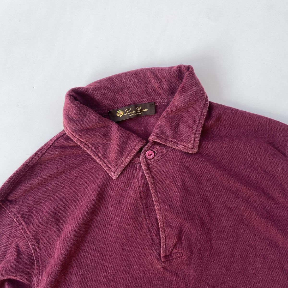 Loro Piana Loro Piana Long Sleeve Polo Size US S / EU 44-46 / 1 - 3 Thumbnail