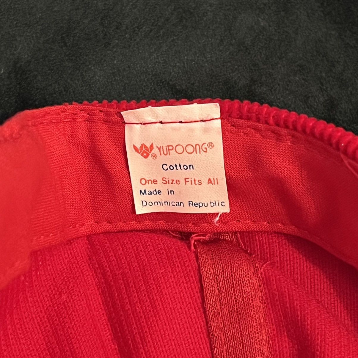 Yupong Vintage Red Corduroy Rope Snapback Hat Winsted Minnesota Size ONE SIZE - 7 Thumbnail