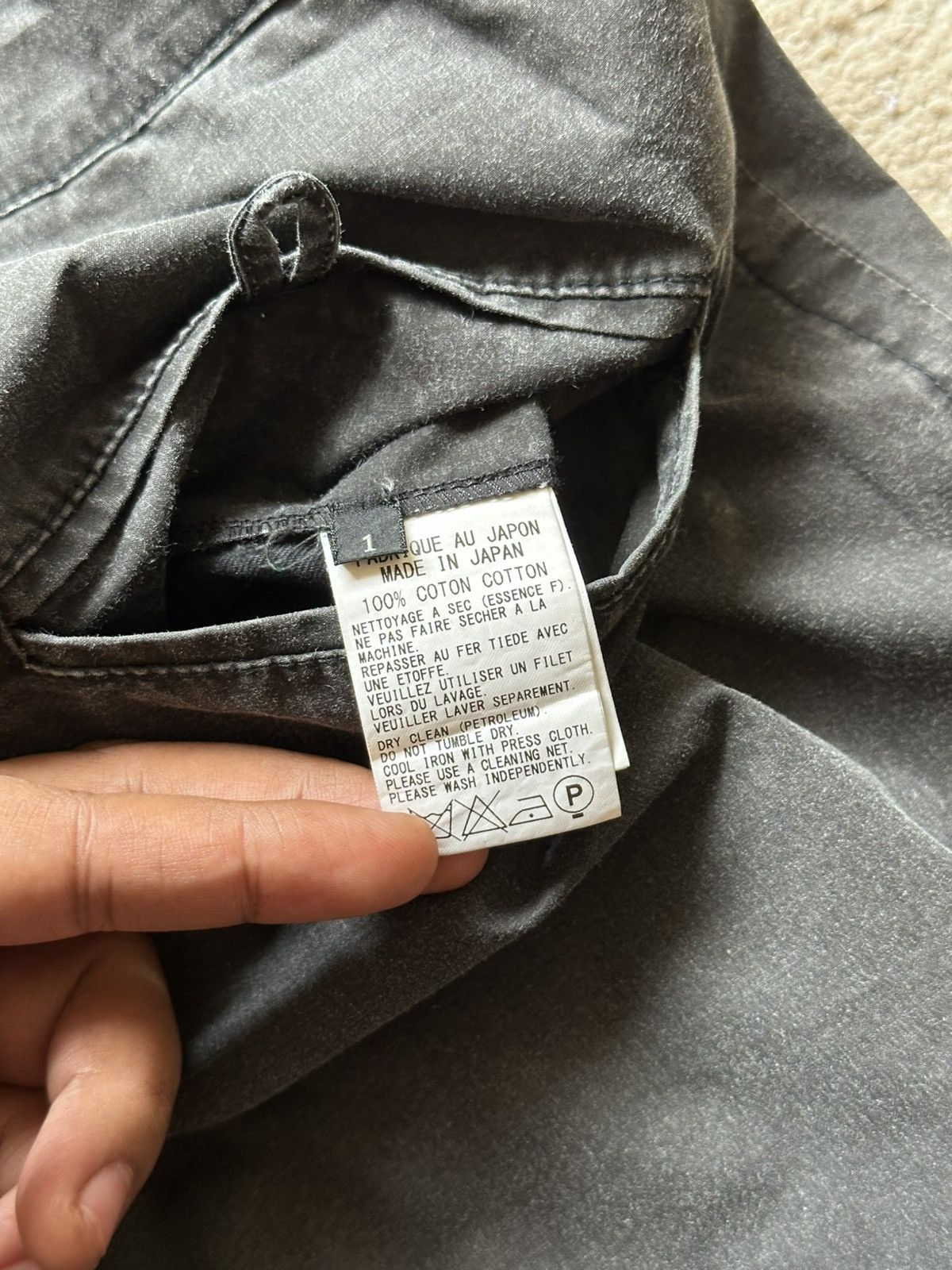 Yohji Yamamoto SS2003 Yohji Yamamoto Y’s Ankle Length Faded Pant Size US 30 / EU 46 - 11 Thumbnail