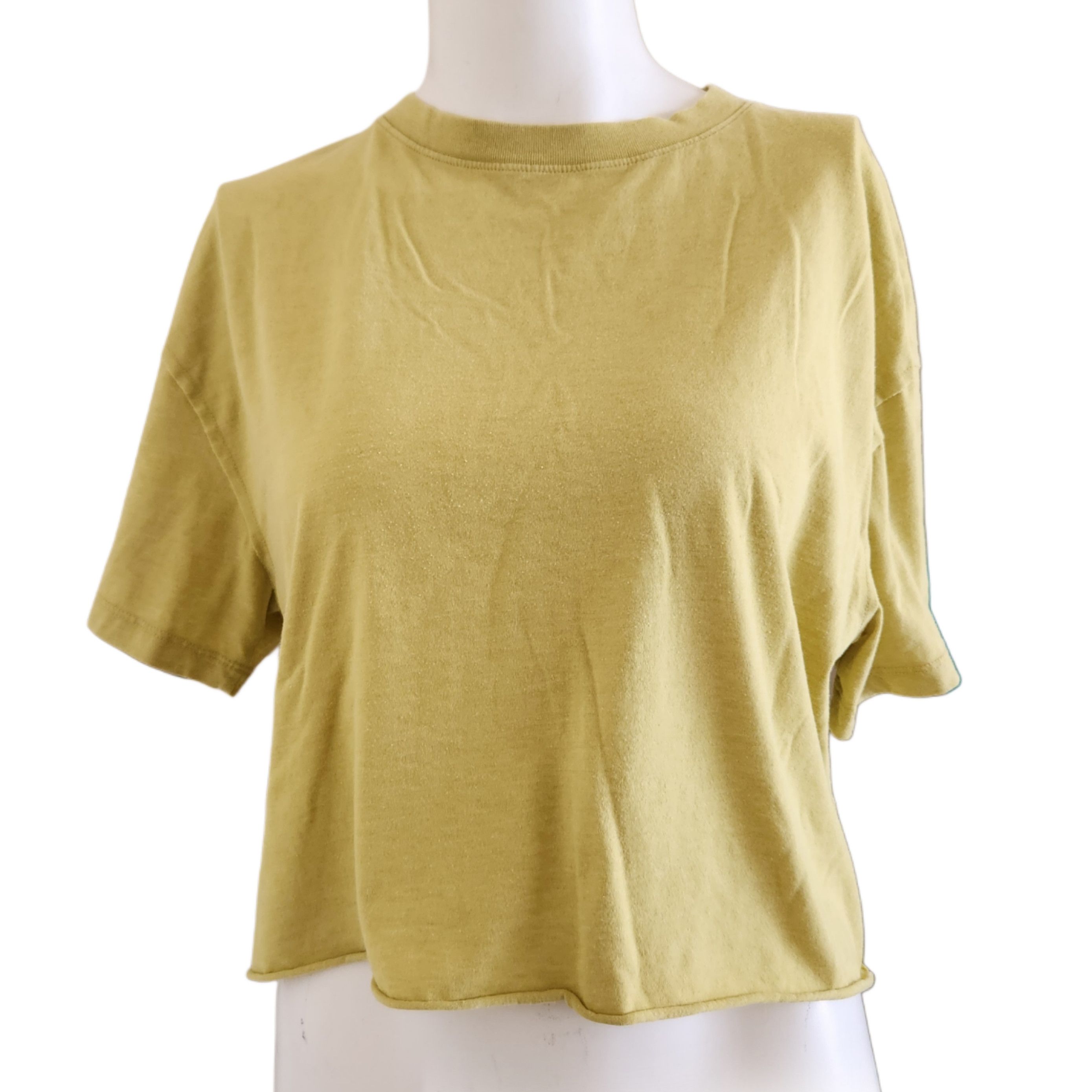 Modernica Wild fable Women top t-shirt electric neon green sporty tee Size S / US 4 / IT 40 - 1 Thumbnail