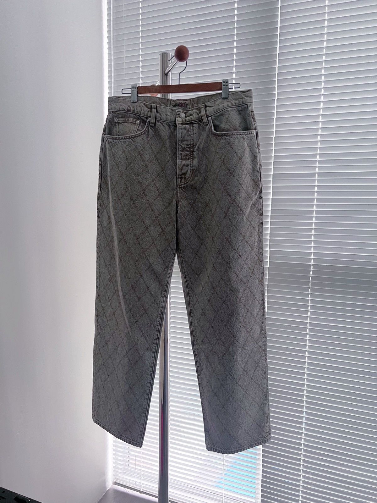 Image of Stussy Quilted Big Ol Jean in Vintage Wash, Men's (Size 30)