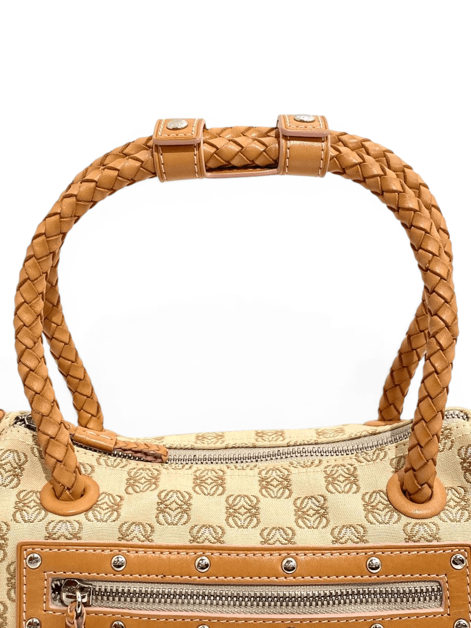 Loewe LOEWE Anagram Logo Monogram Leather Baguette Hand Bag Size ONE SIZE - 9 Thumbnail