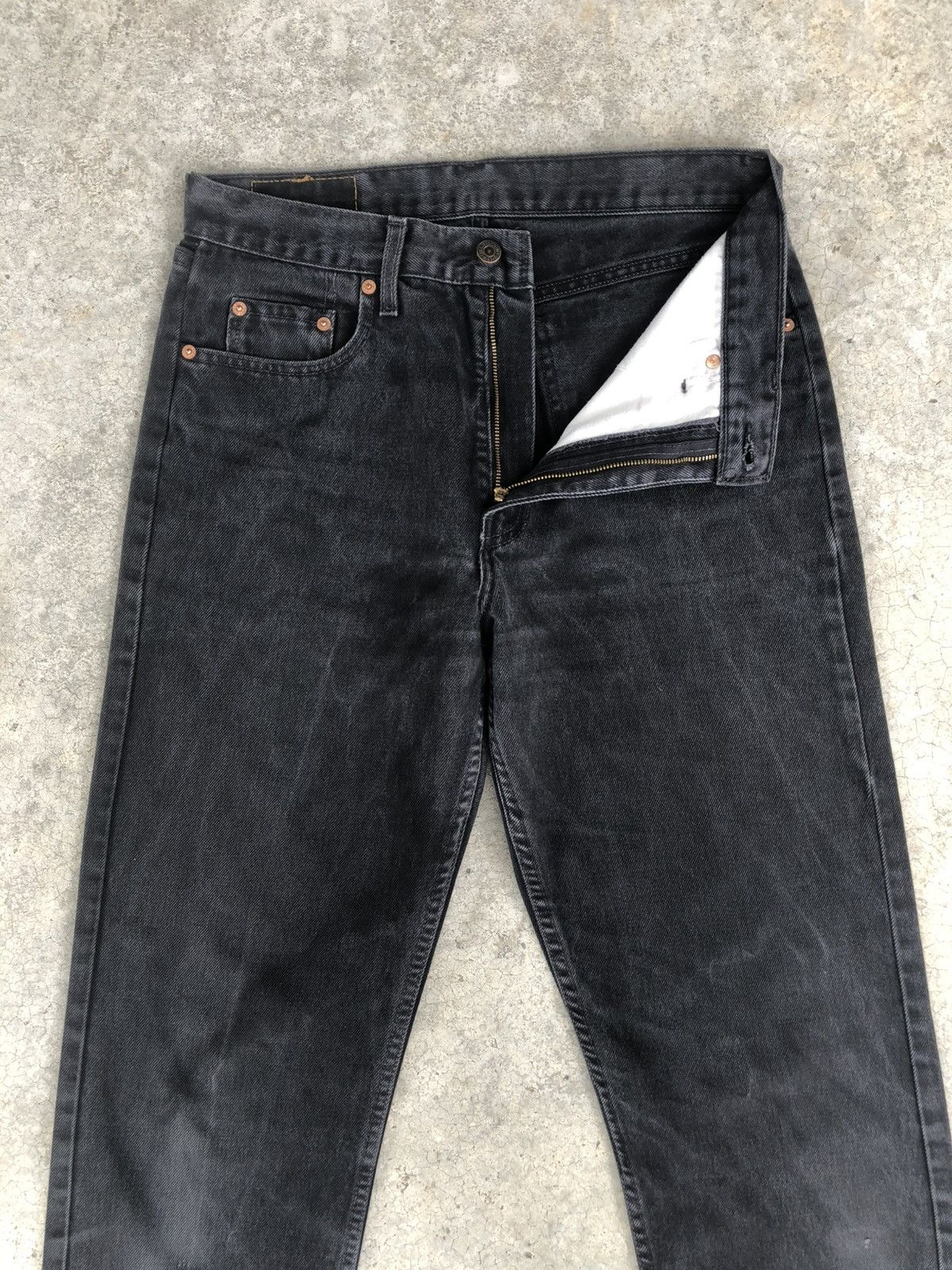 Levi's Vintage 90s Levis Orange Tab Distressed Denim 615 Size US 31 - 3 Thumbnail