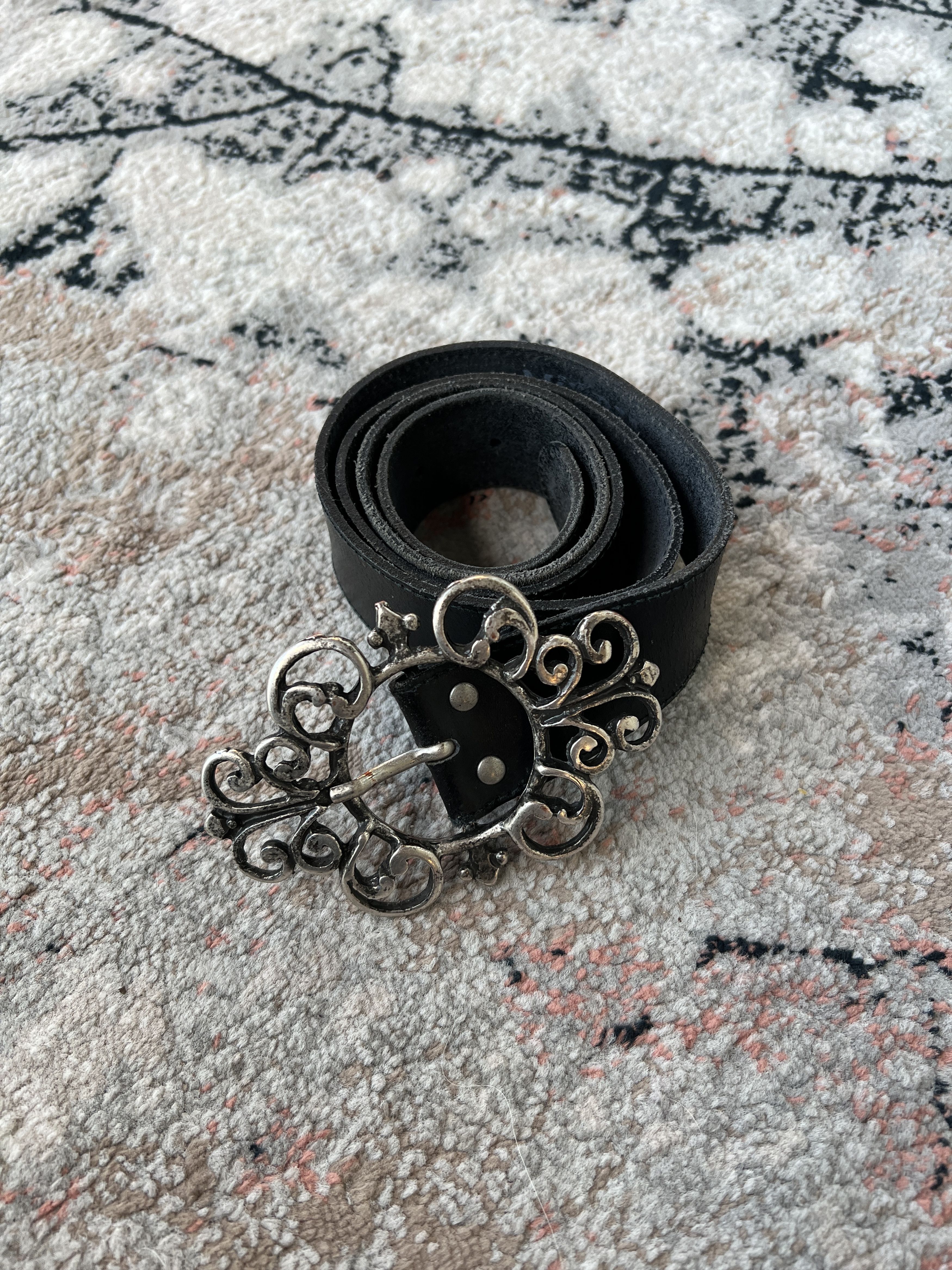 Vintage Vintage Leather Belt Size ONE SIZE - 1 Thumbnail