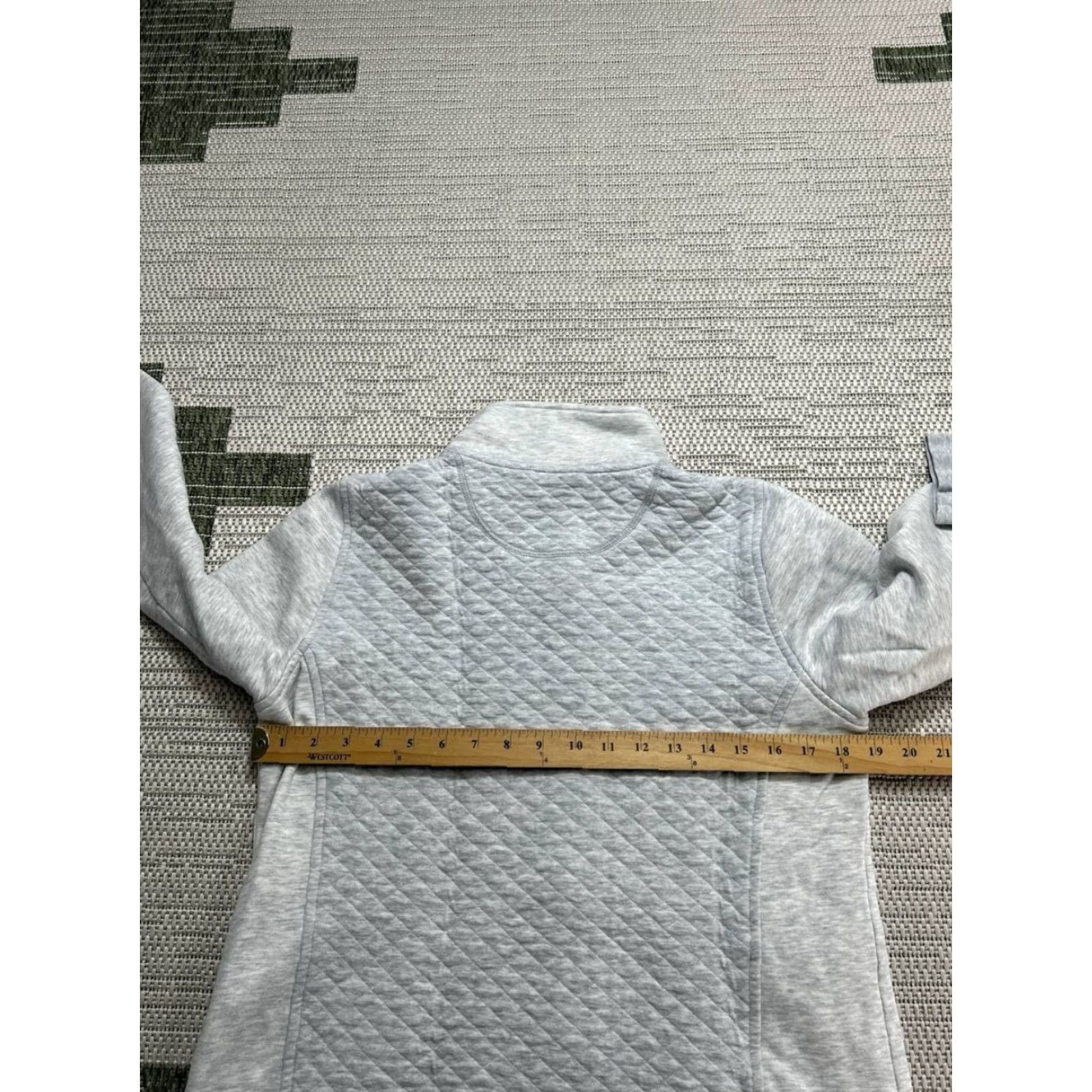 Vintage L.L.Bean Jacket Womens Medium Gray Cotton Quilted Full Zip Size M / US 6-8 / IT 42-44 - 5 Thumbnail