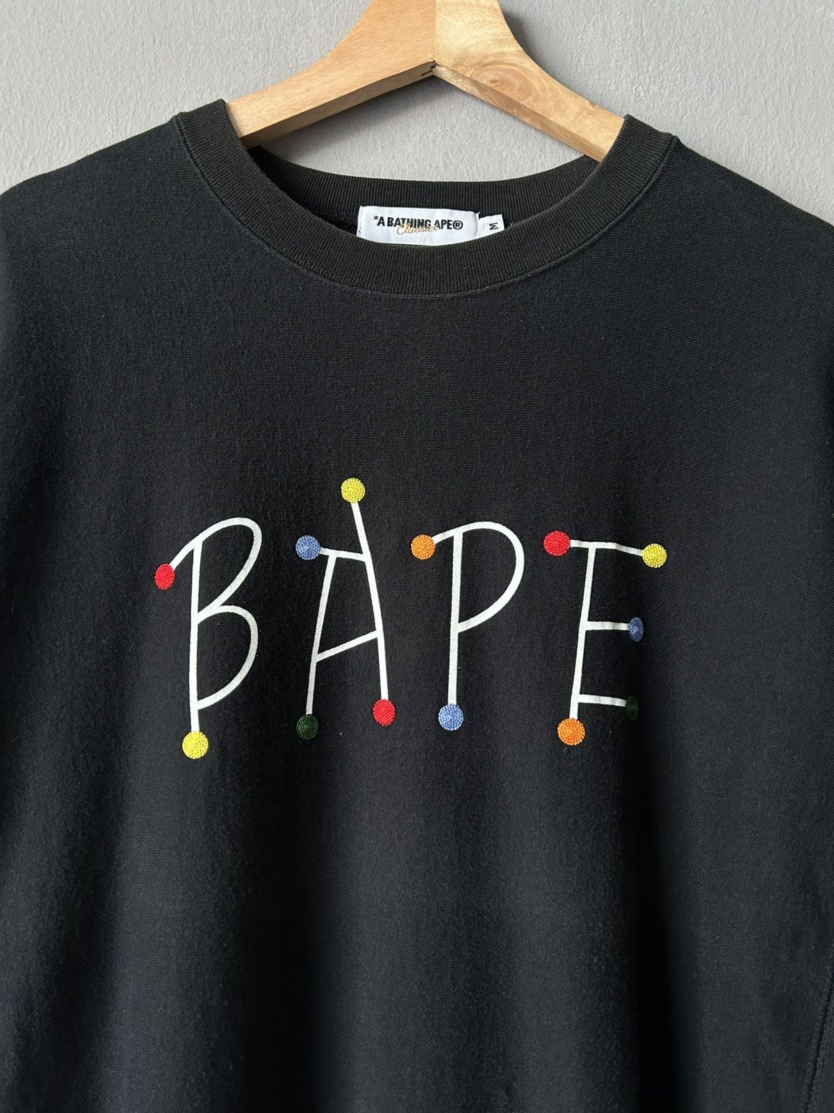 Bape Vintage Bape Spellout Sweatshirt Size US M / EU 48-50 / 2 - 1 Thumbnail