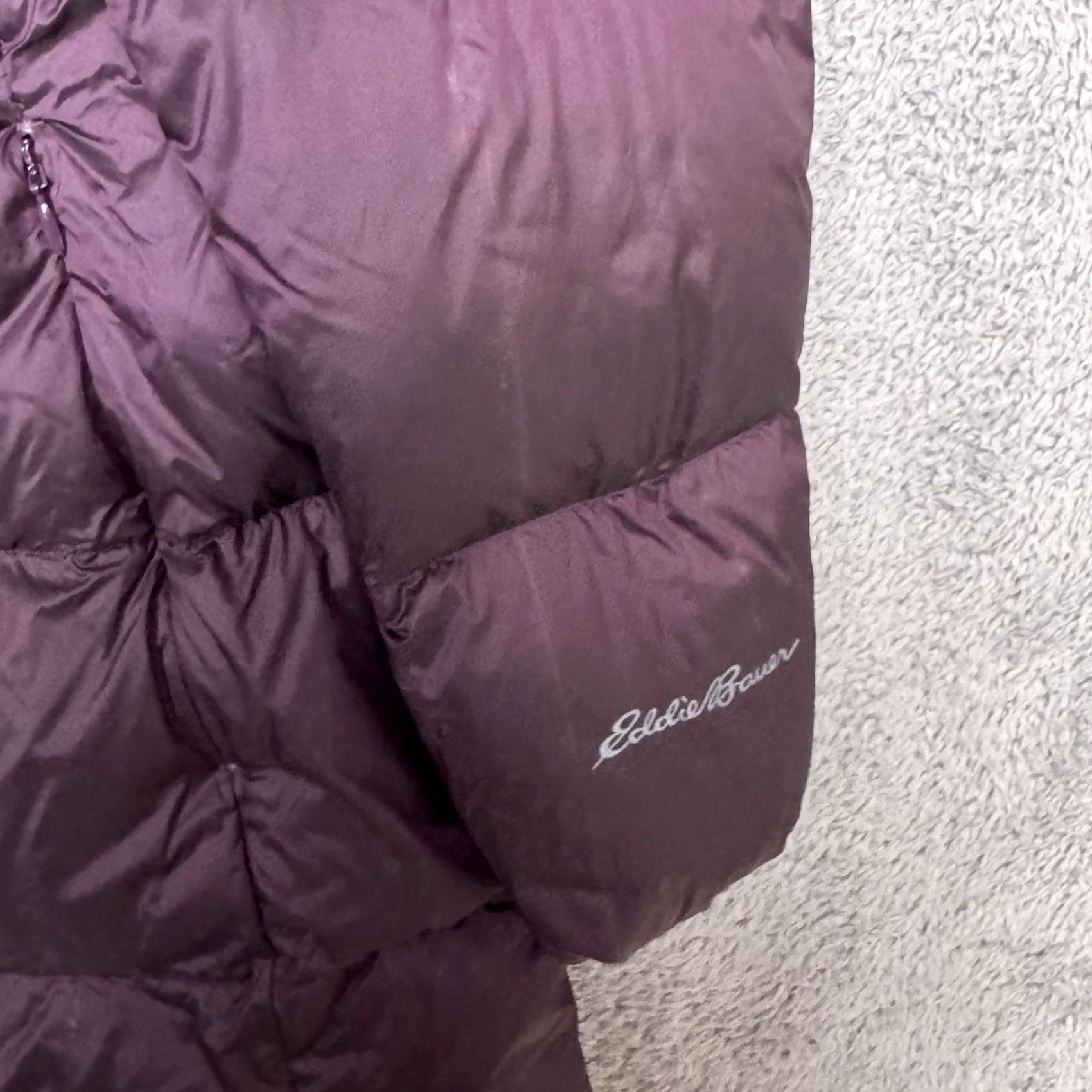 Eddie Bauer Eddie Bauer Luna Peak Down Parka Women L Jacket Quilted Puffer EB550 Purple - Womens Size L - Durable Size L / US 10 / IT 46 - 5 Thumbnail